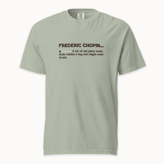Frederic Chopin – A Playful Classical Review | Comfort Colors Premium Music T-Shirt