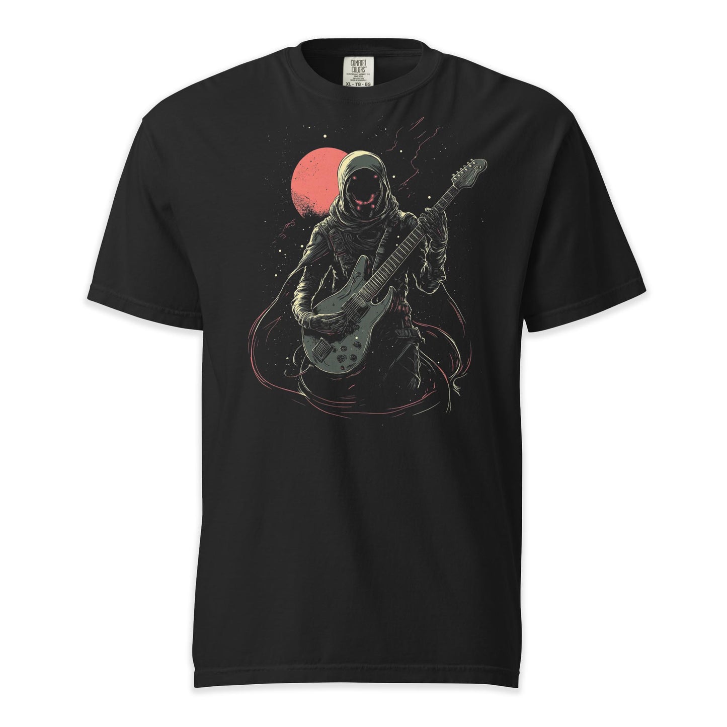 Celestial Shred – Red Moon Edition | Comfort Colors Premium Music T-Shirt