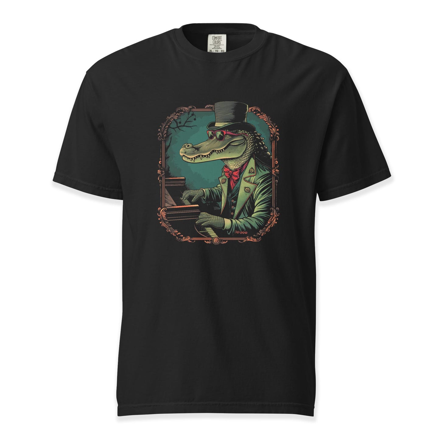 Piano Gator | Comfort Colors Premium Music T-Shirt