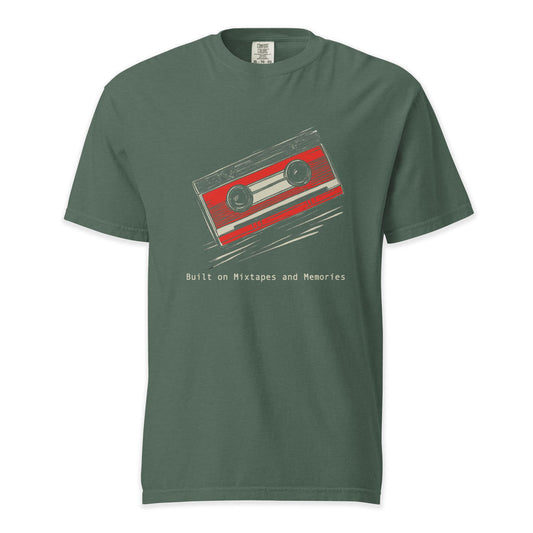 Built on Mixtapes and Memories | Comfort Colors Premium Music T-Shirt