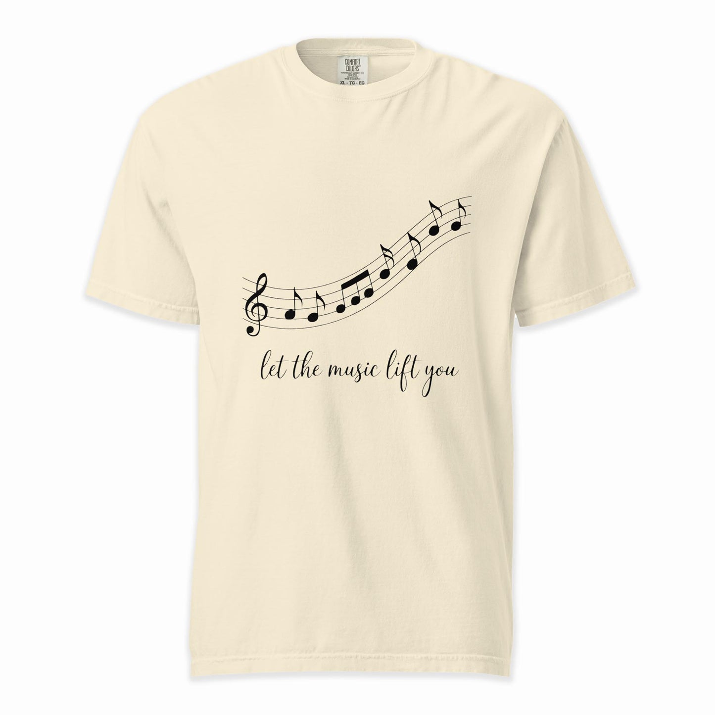 Let the Music Lift You | Comfort Colors Premium Music T-Shirt