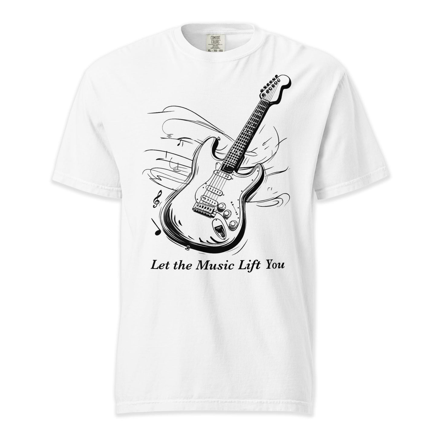 Strat Lines | Comfort Colors Premium Music T-Shirt