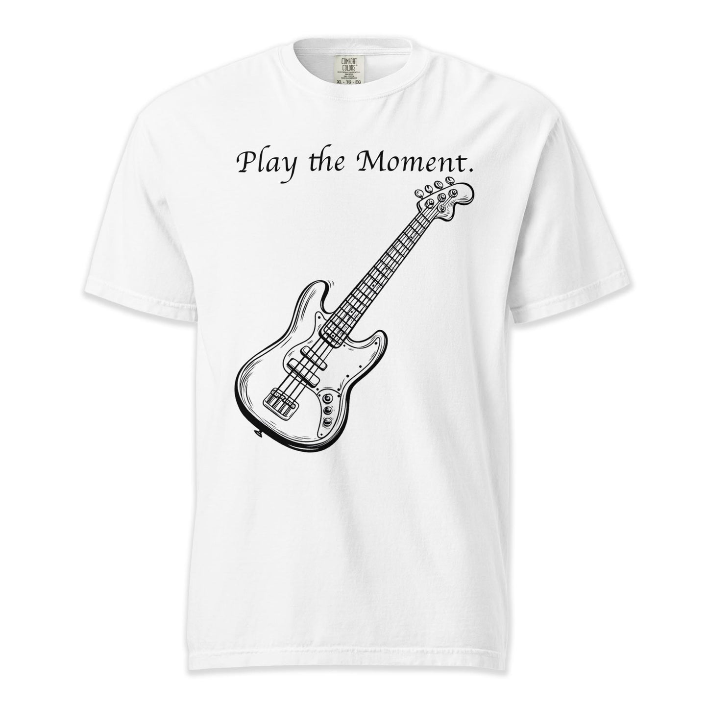 Play the Moment – Bass Guitar | Comfort Colors Premium Music T-Shirt