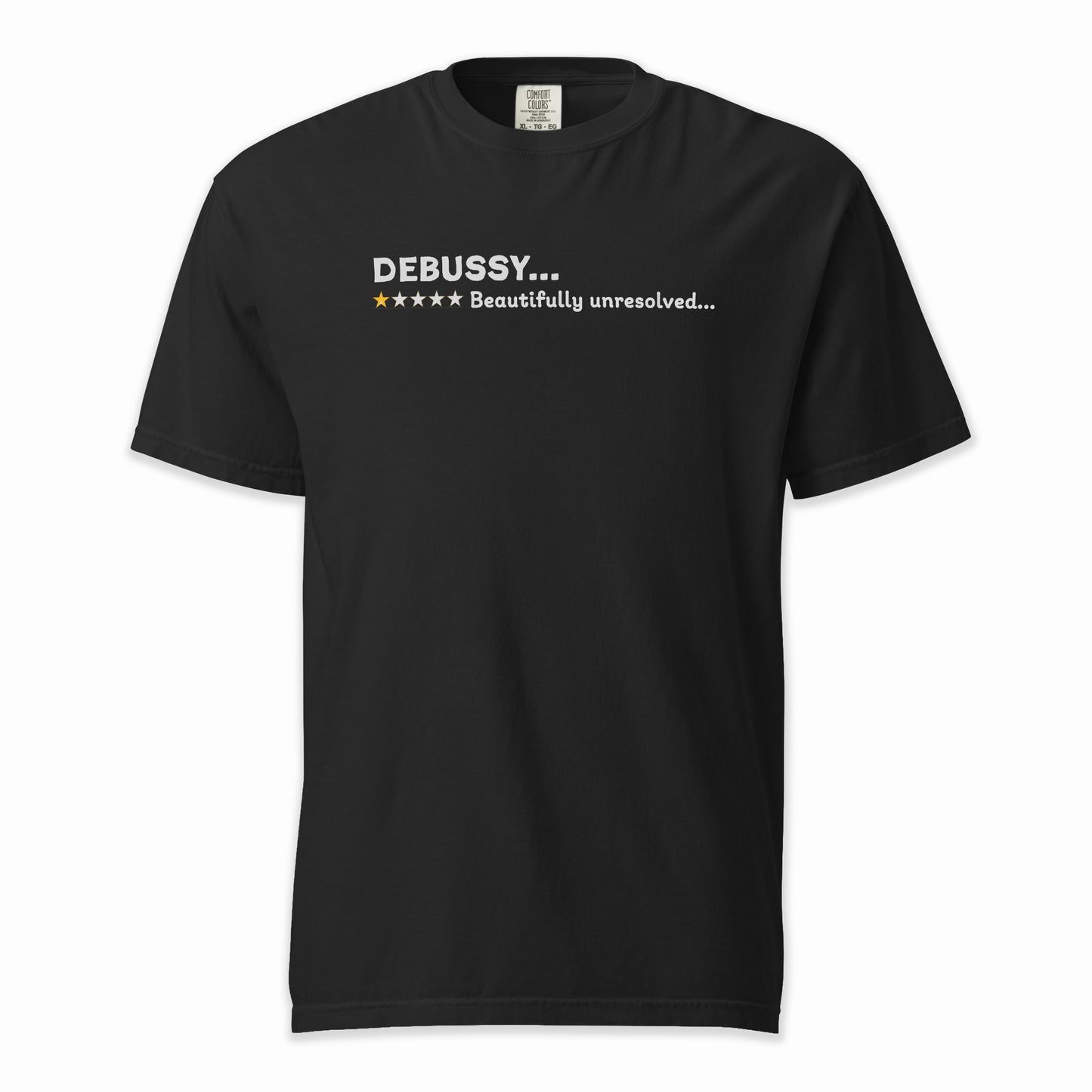 Claude Debussy – A Playful Classical Review | Comfort Colors Premium Music T-Shirt