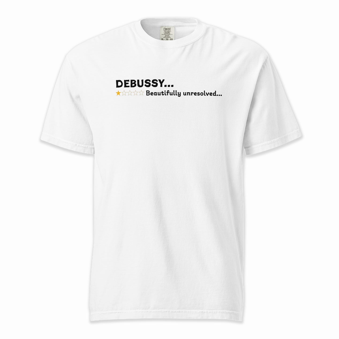 Claude Debussy – A Playful Classical Review | Comfort Colors Premium Music T-Shirt