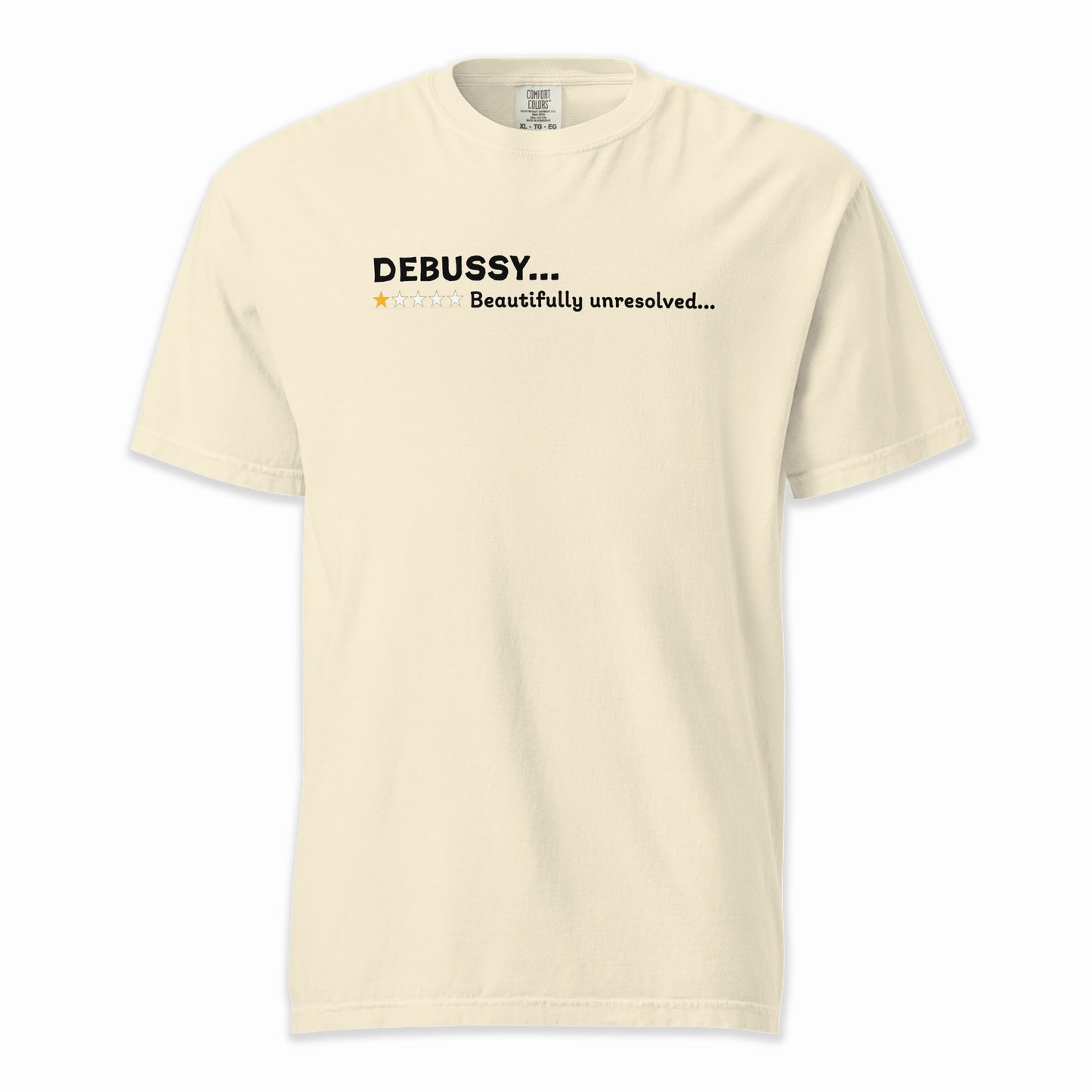 Claude Debussy – A Playful Classical Review | Comfort Colors Premium Music T-Shirt