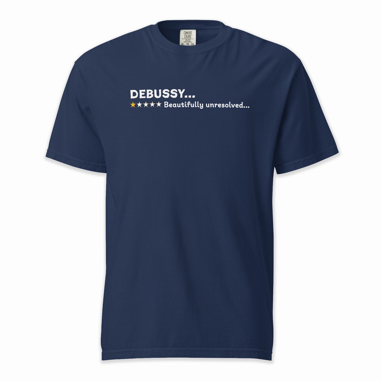 Claude Debussy – A Playful Classical Review | Comfort Colors Premium Music T-Shirt
