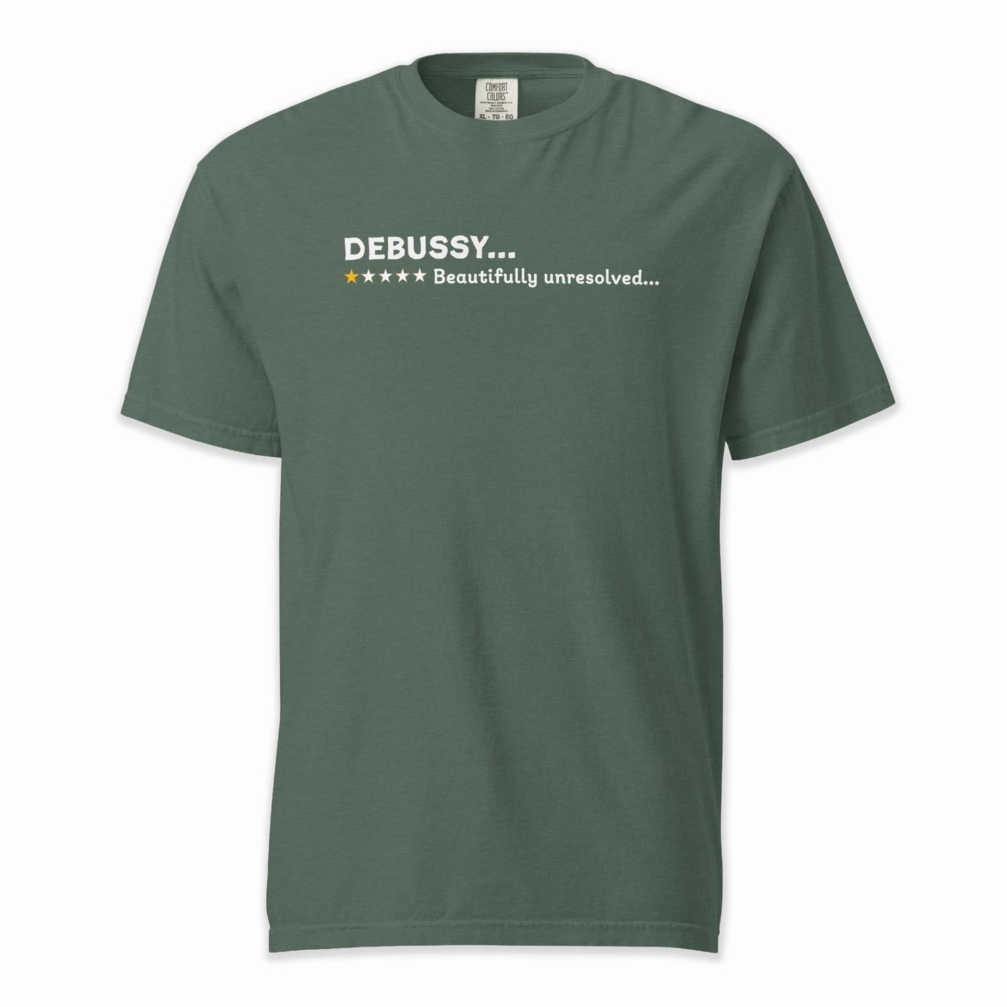 Claude Debussy – A Playful Classical Review | Comfort Colors Premium Music T-Shirt
