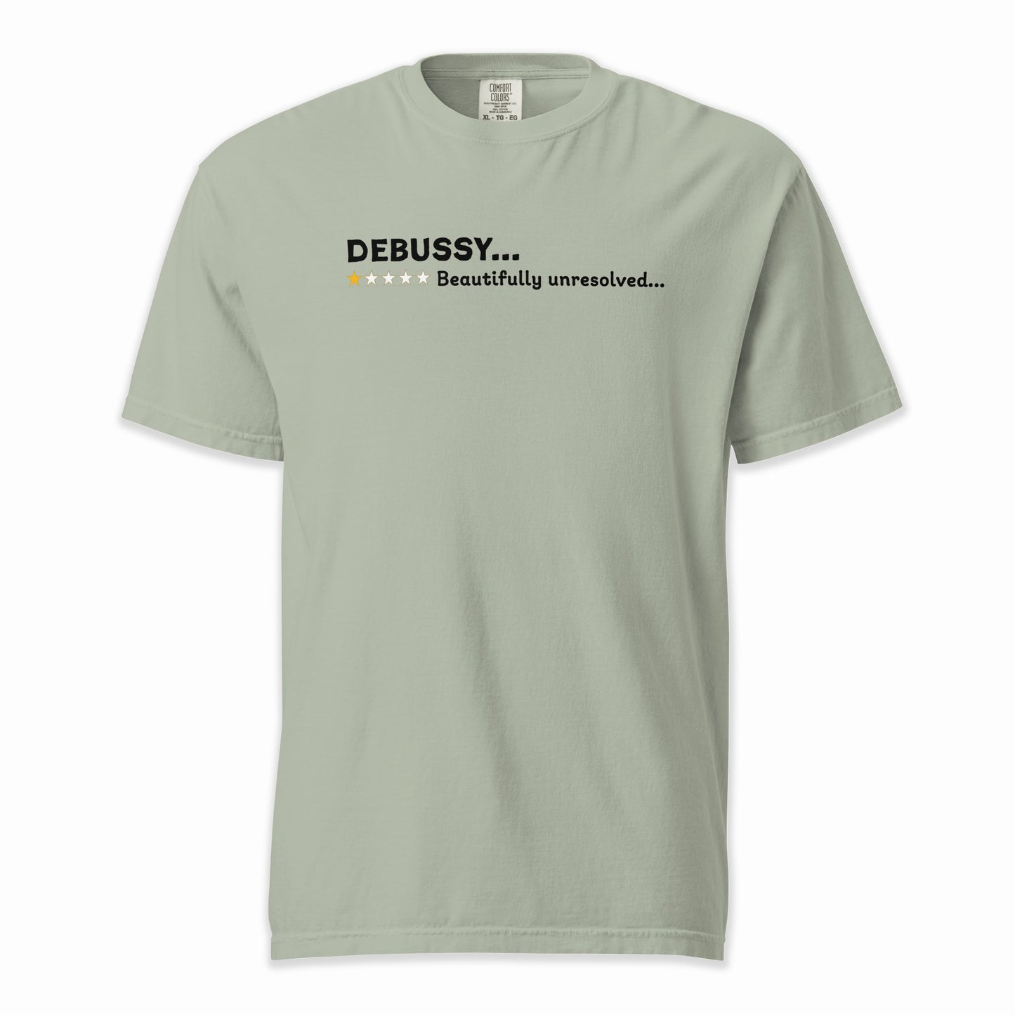 Claude Debussy – A Playful Classical Review | Comfort Colors Premium Music T-Shirt