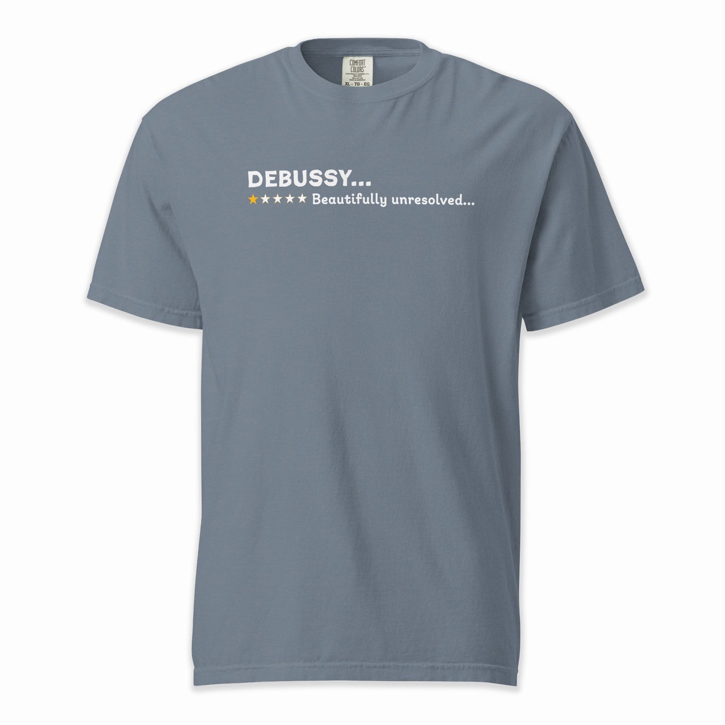 Claude Debussy – A Playful Classical Review | Comfort Colors Premium Music T-Shirt
