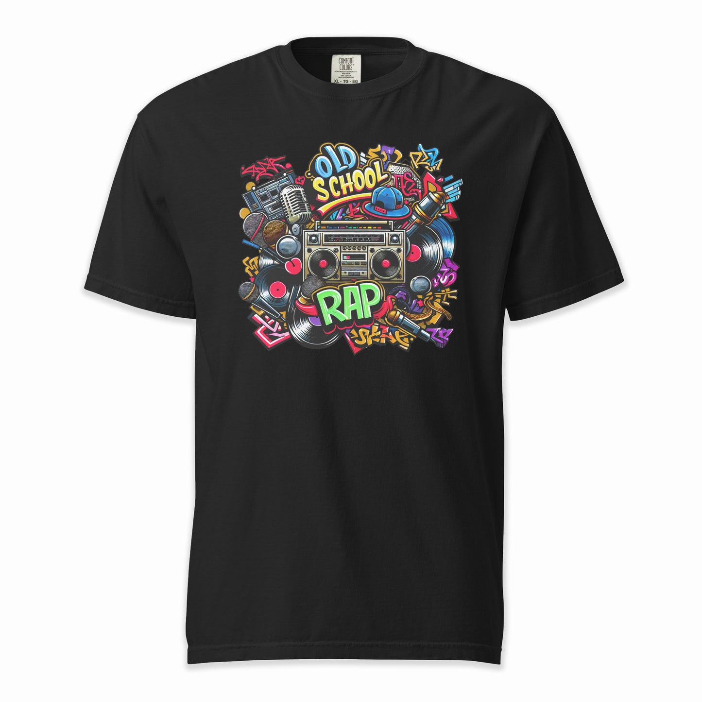 Old School Rap | Comfort Colors Premium Music T-Shirt