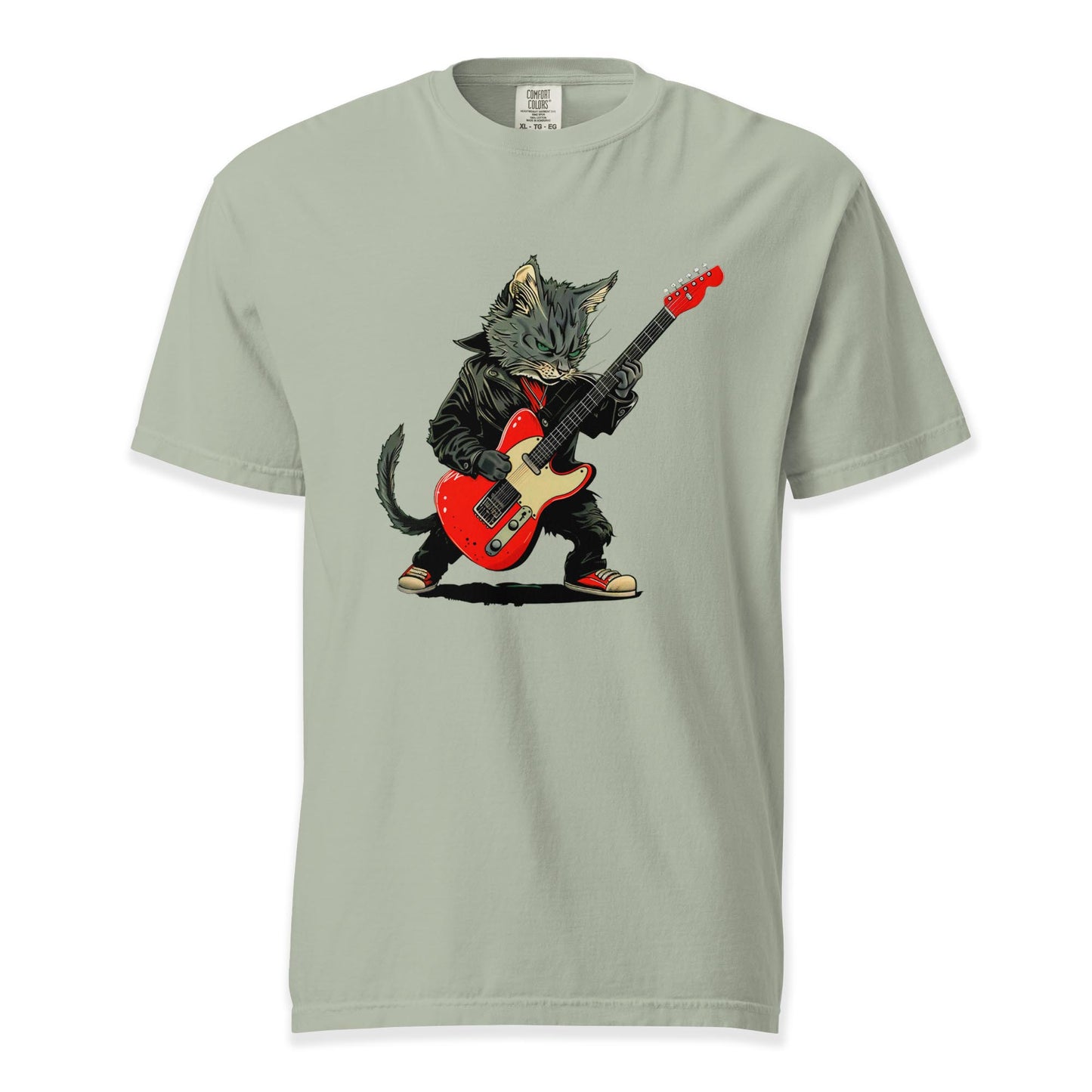 Shred Cat | Comfort Colors Premium Music T-Shirt