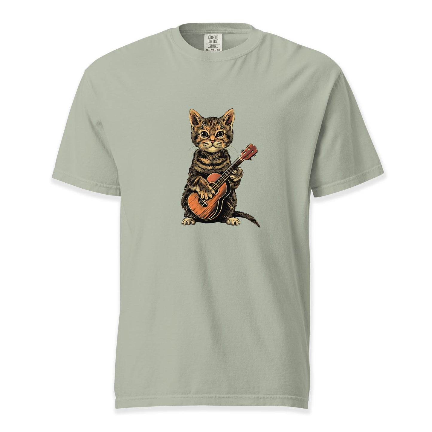 Tiny Tabby | Comfort Colors Premium Music T-Shirt