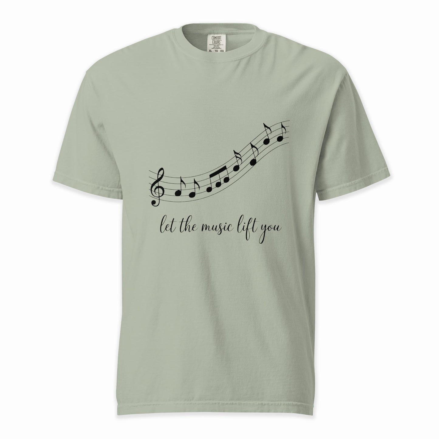 Let the Music Lift You | Comfort Colors Premium Music T-Shirt