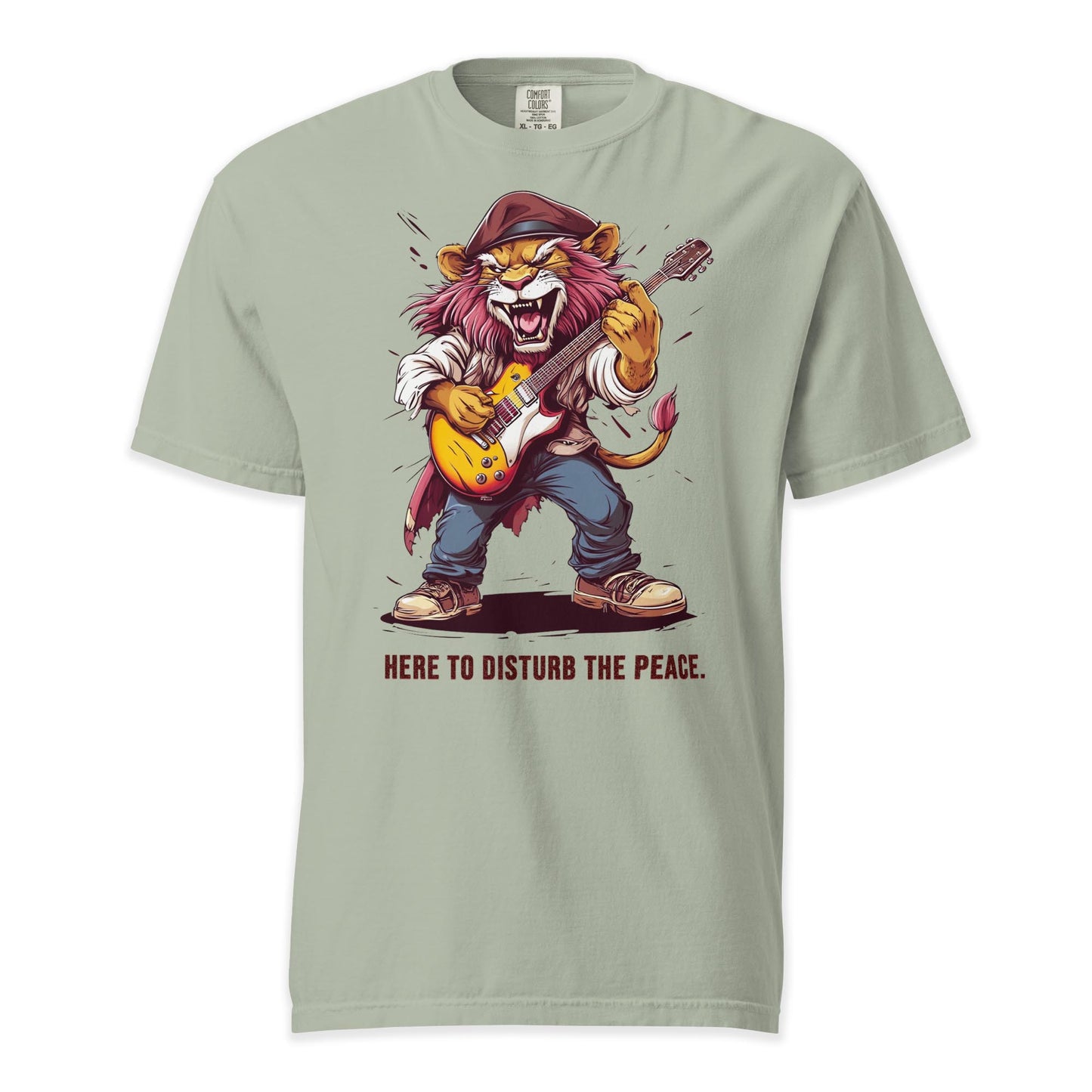 Amped Cat | Comfort Colors Premium Music T-Shirt