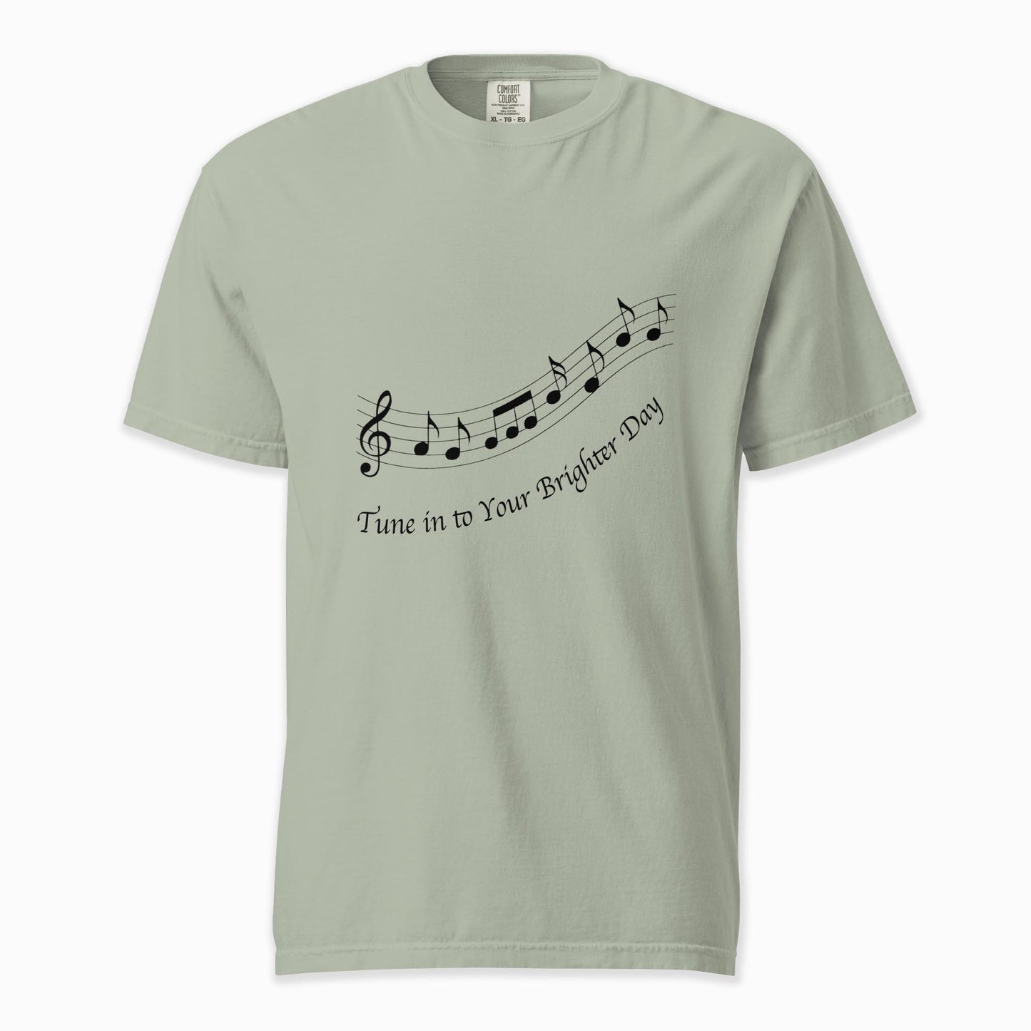 Tune In to Your Brighter Day | Comfort Colors Premium Music T-Shirt