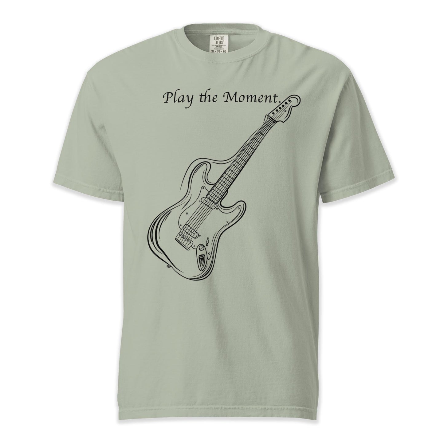 Play the Moment – Electric Guitar | Comfort Colors Premium Music T-Shirt