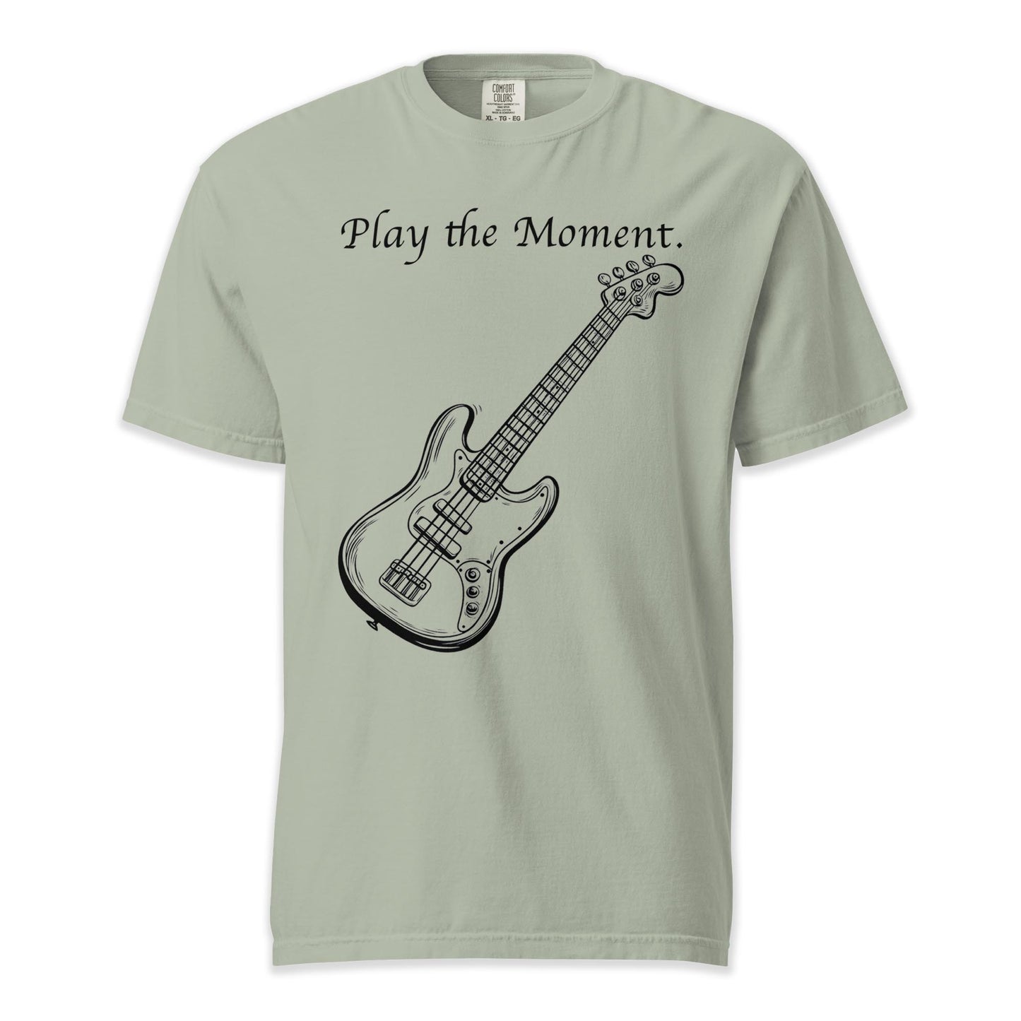 Play the Moment – Bass Guitar | Comfort Colors Premium Music T-Shirt