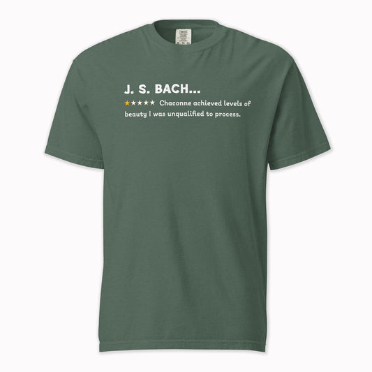 J.S. Bach – A Playful Classical Review | Comfort Colors Premium Music T-Shirt