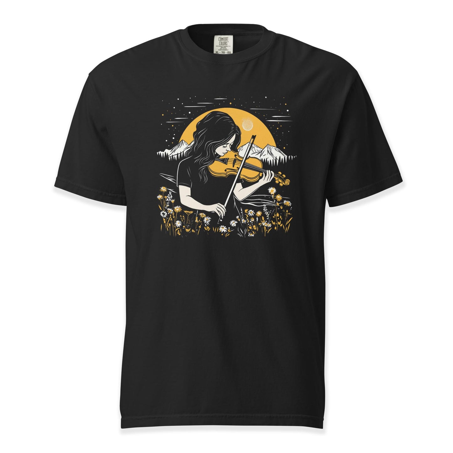 Midnight Melody T-Shirt | Comfort Colors Premium Music T-Shirt