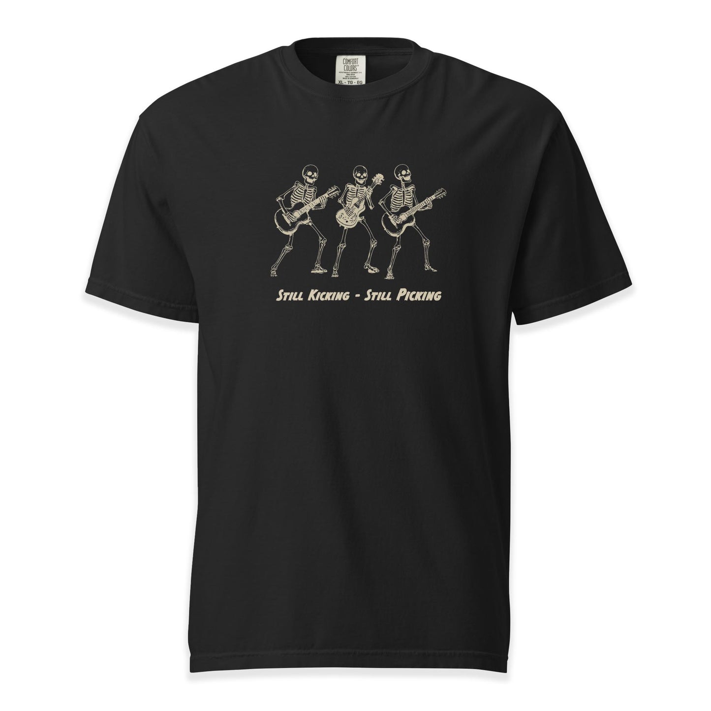 Still Kicking – Still Picking Skeleton Jam | Comfort Colors Premium Music T-Shirt