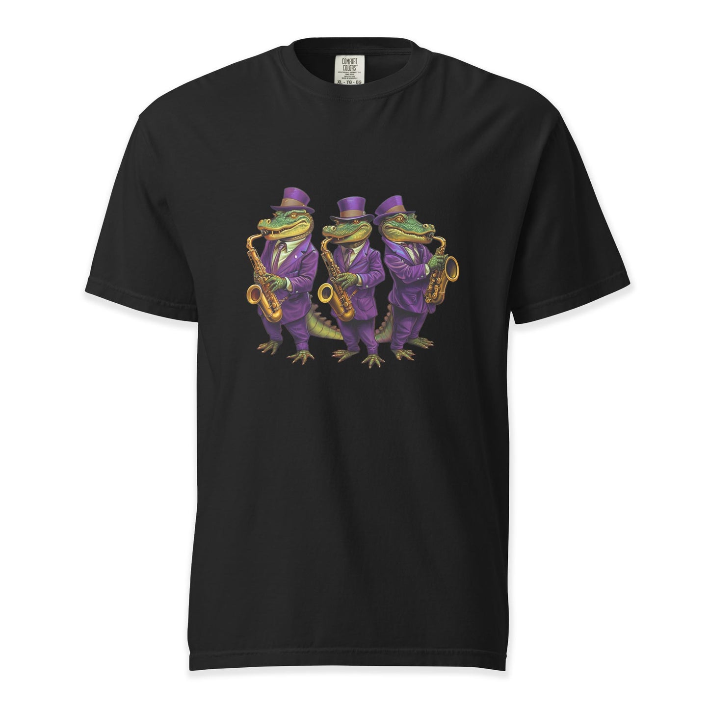 Alligator Sax Trio | Comfort Colors Premium Music T-Shirt