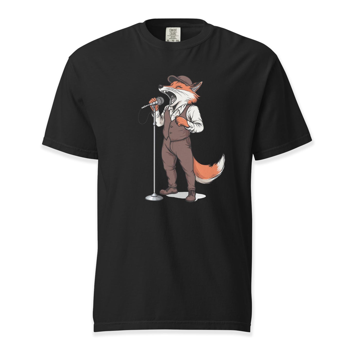 Fox Crooner | Comfort Colors Premium Music T-Shirt