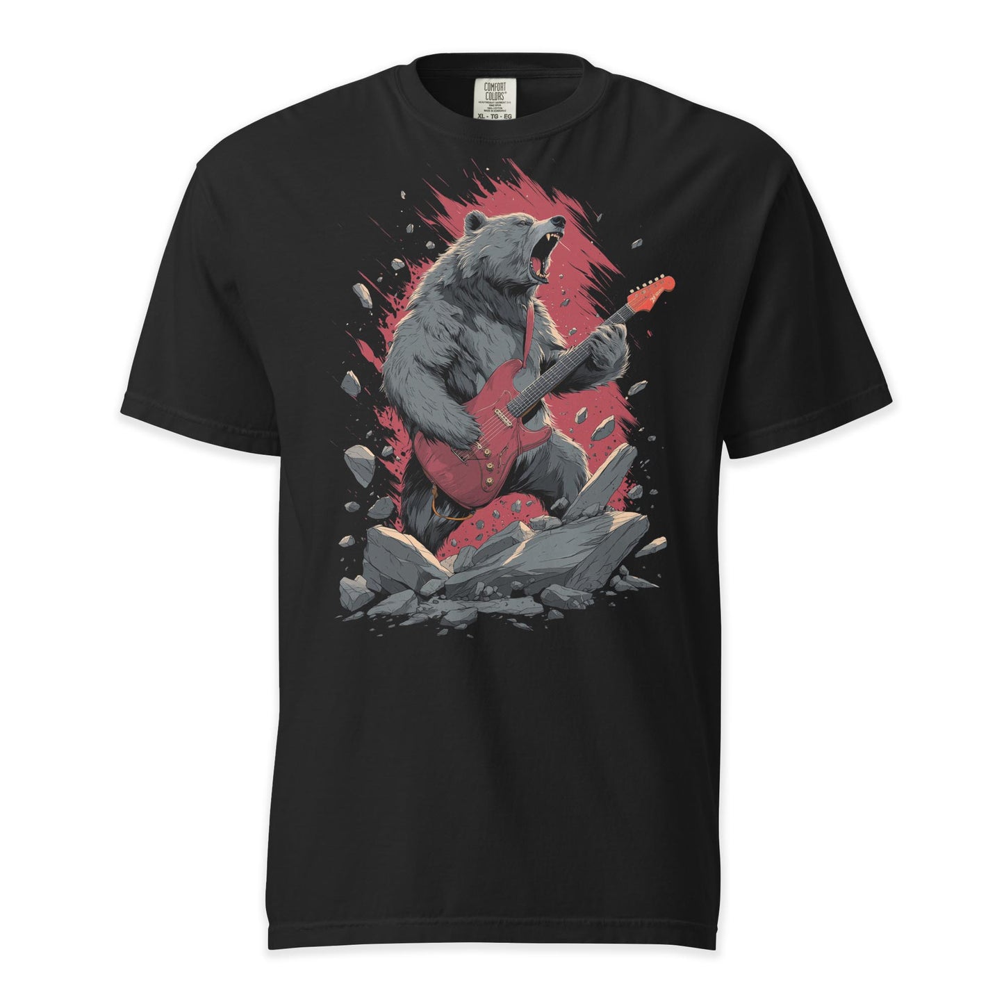 Grizzly Solo | Comfort Colors Premium Music T-Shirt