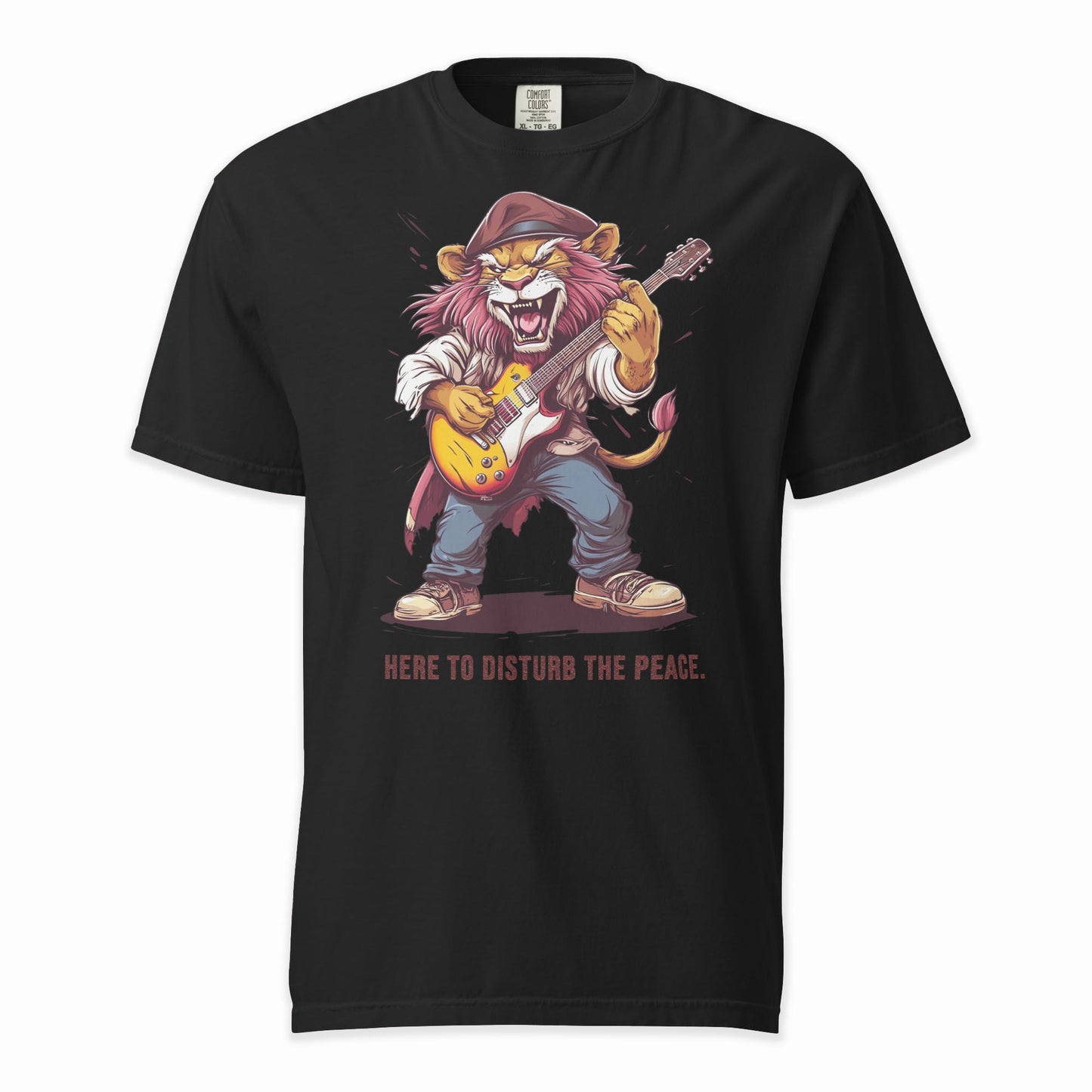 Amped Cat | Comfort Colors Premium Music T-Shirt