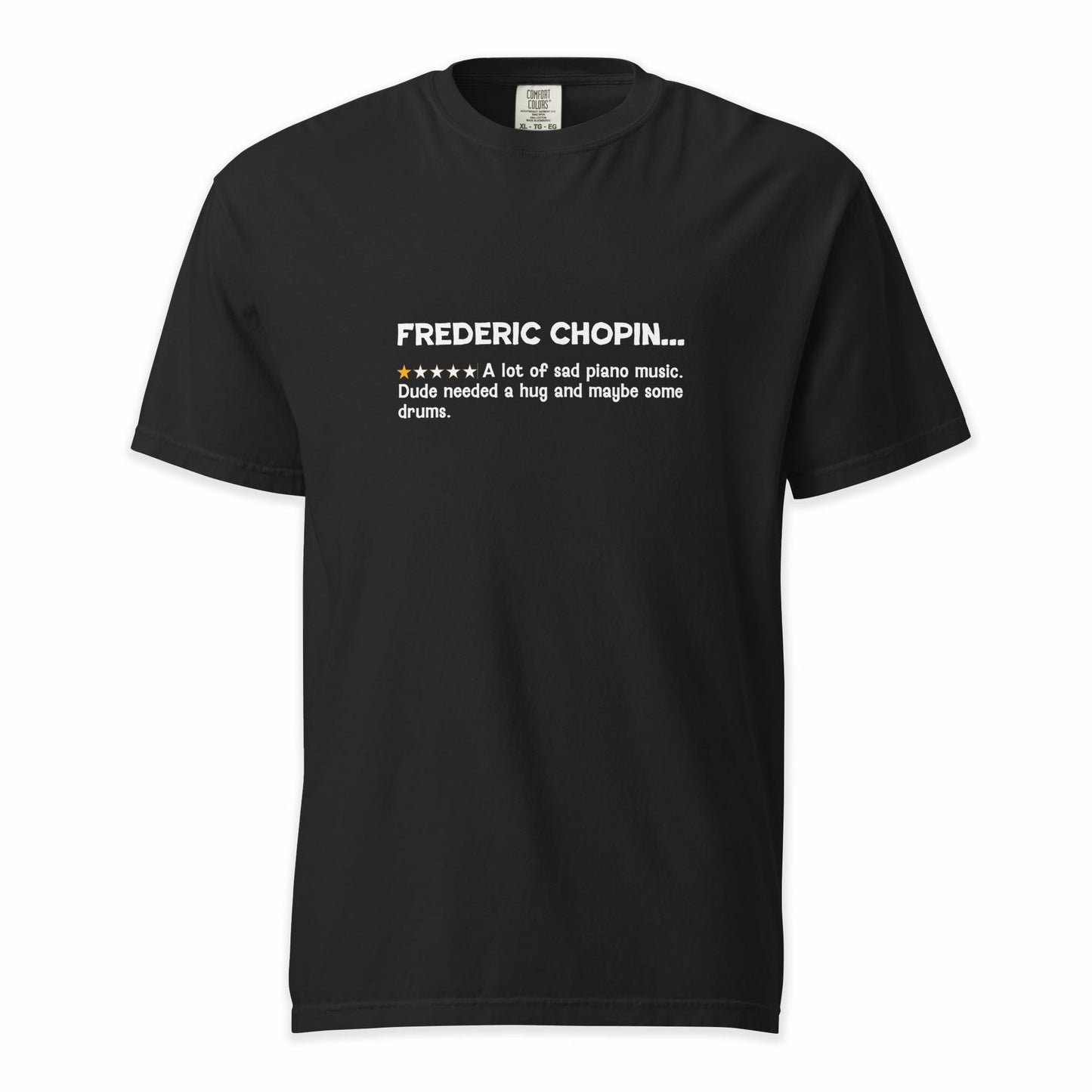 Frederic Chopin – A Playful Classical Review | Comfort Colors Premium Music T-Shirt