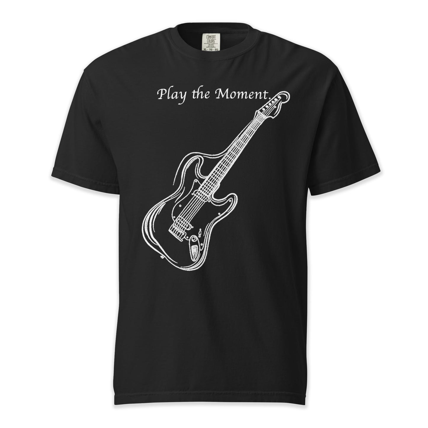 Play the Moment – Electric Guitar | Comfort Colors Premium Music T-Shirt