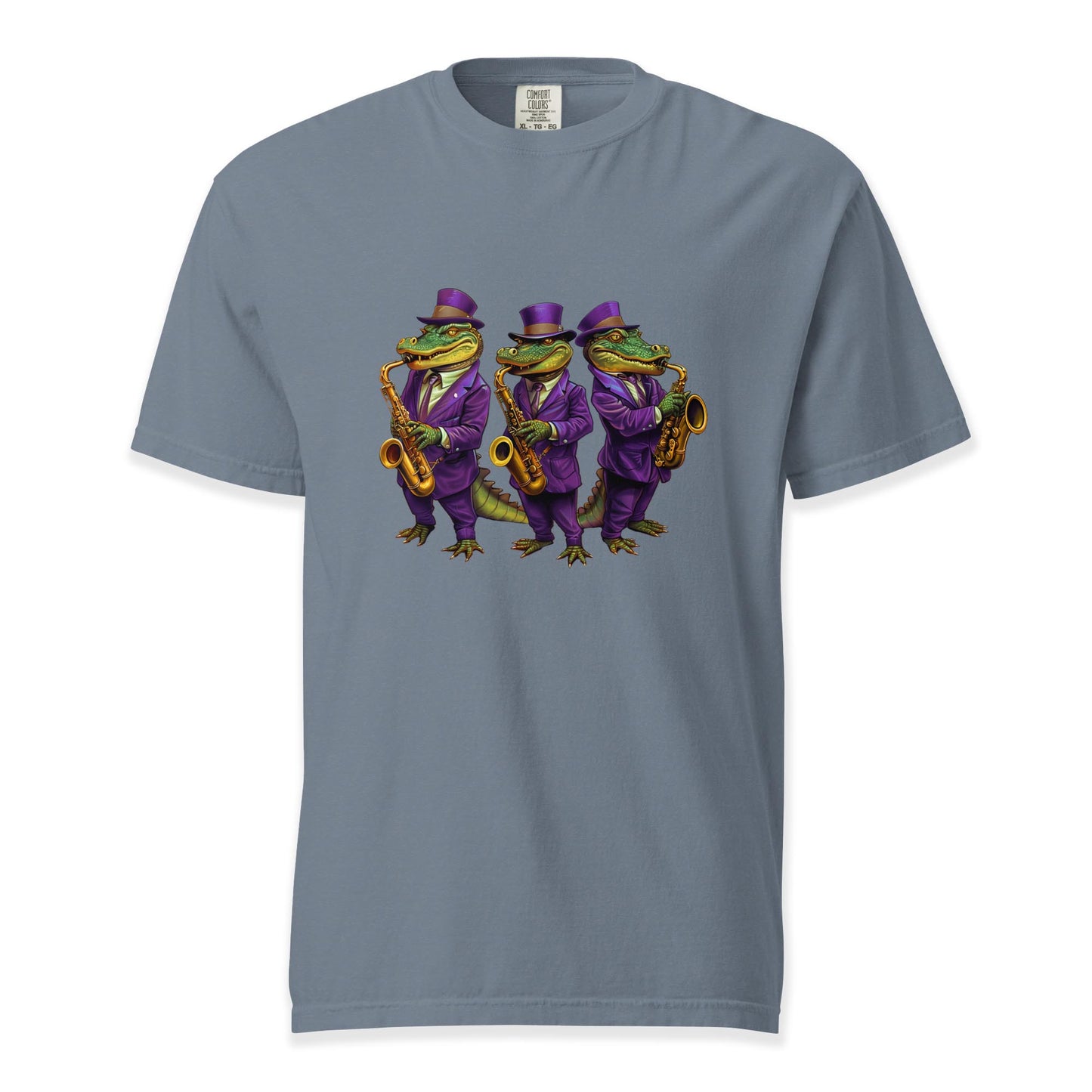 Alligator Sax Trio | Comfort Colors Premium Music T-Shirt