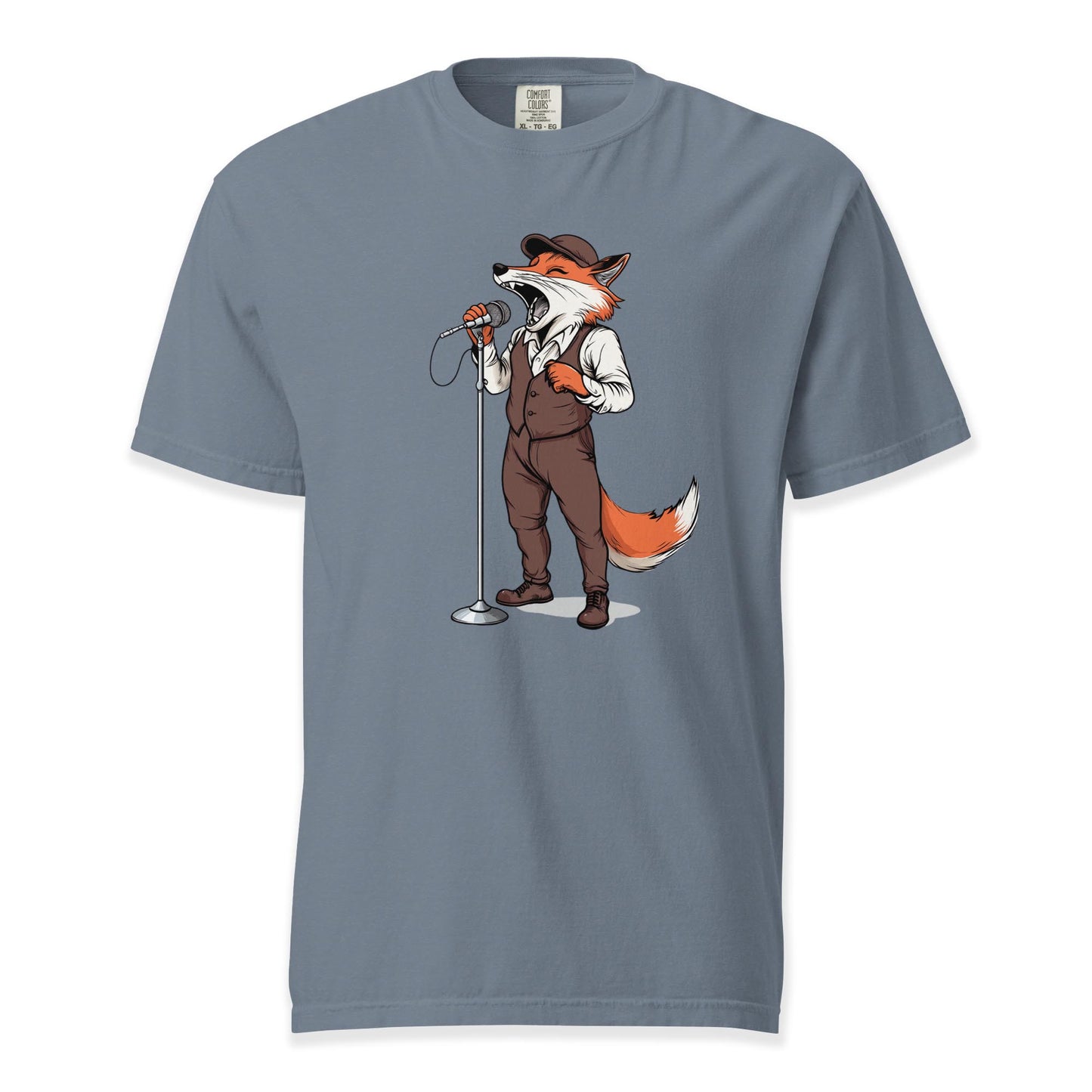 Fox Crooner | Comfort Colors Premium Music T-Shirt