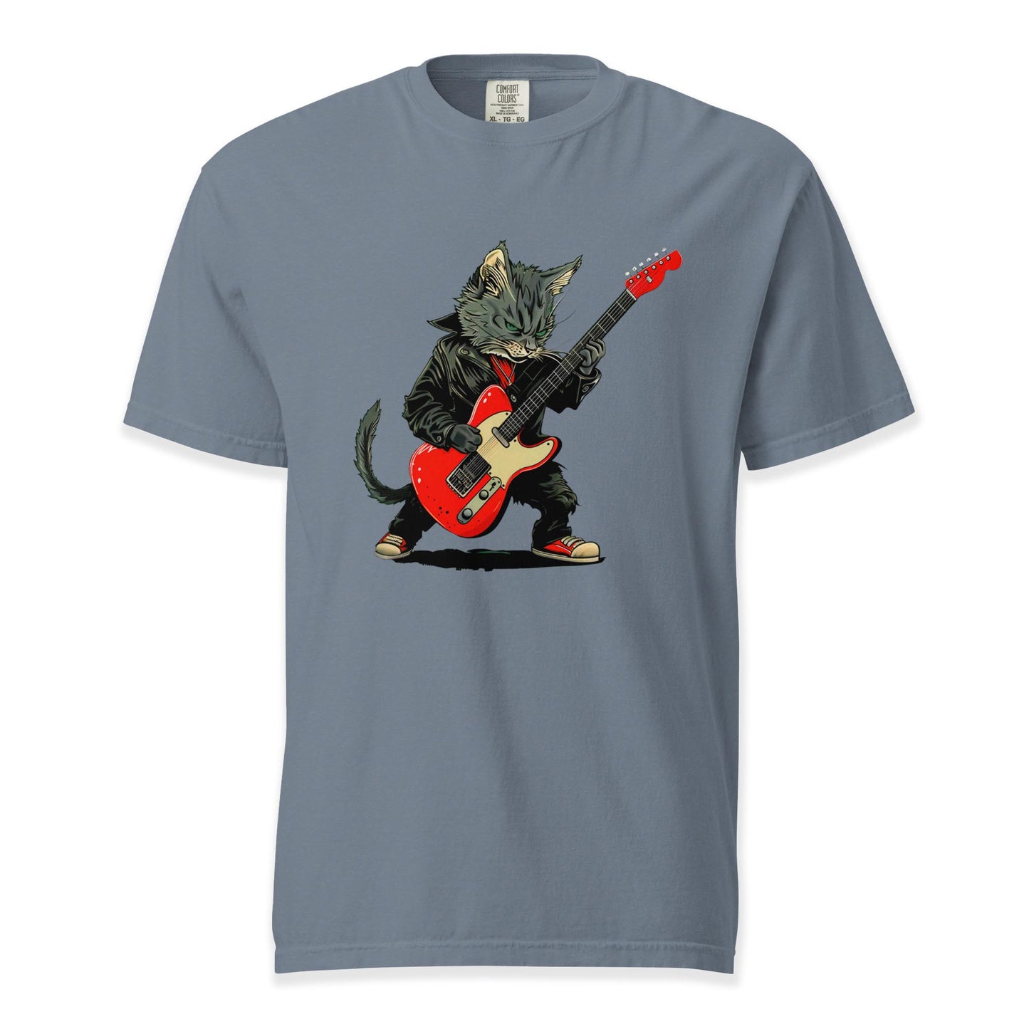 Shred Cat | Comfort Colors Premium Music T-Shirt