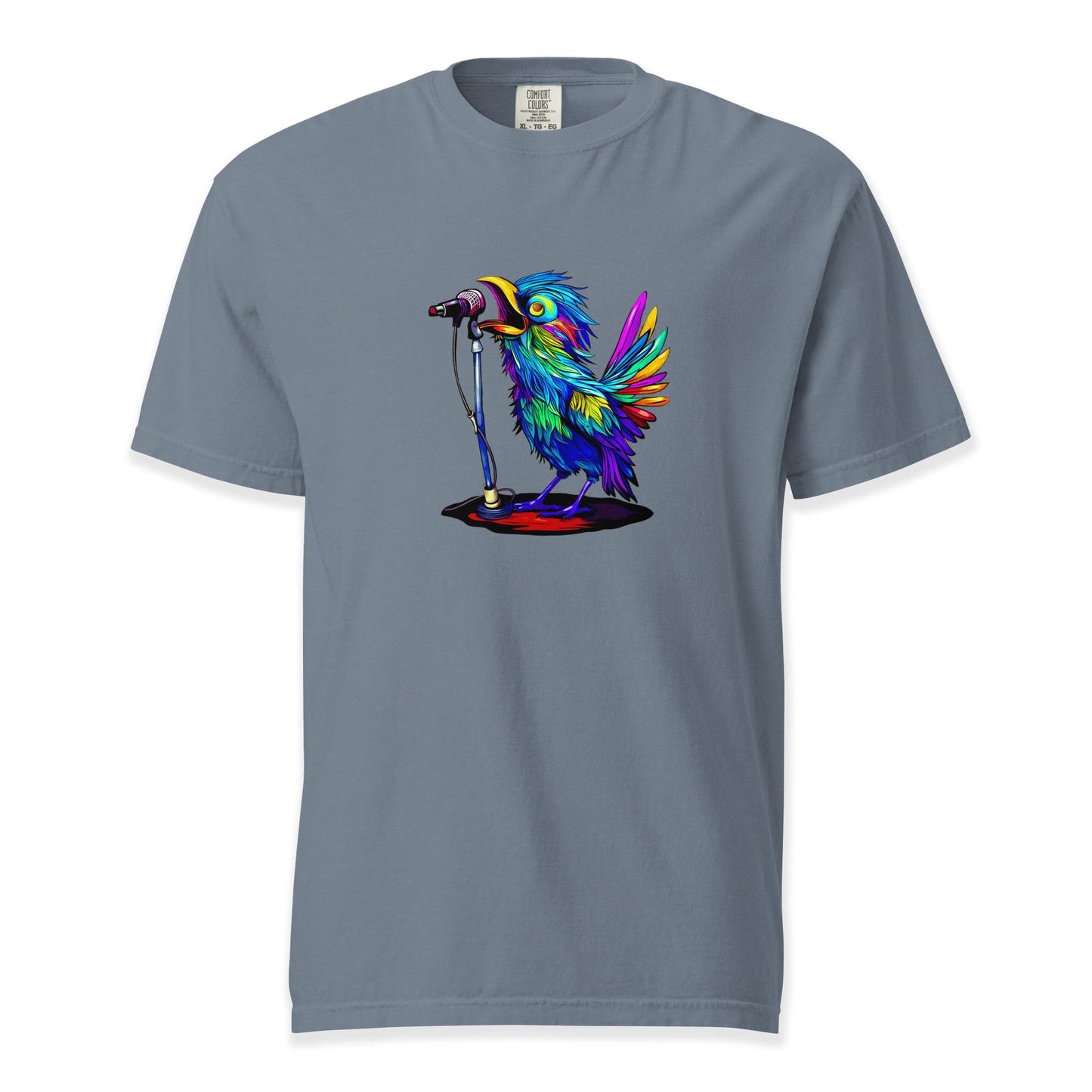 Rainbow Songbird | Comfort Colors Premium Music T-Shirt