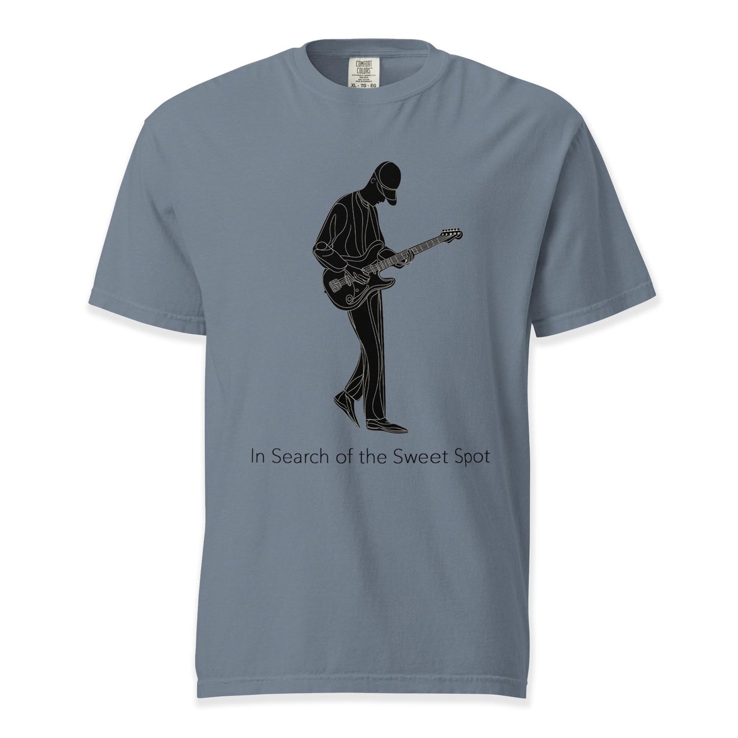 In Search of the Sweet Spot – Black Ink | Comfort Colors Premium Music T-Shirt