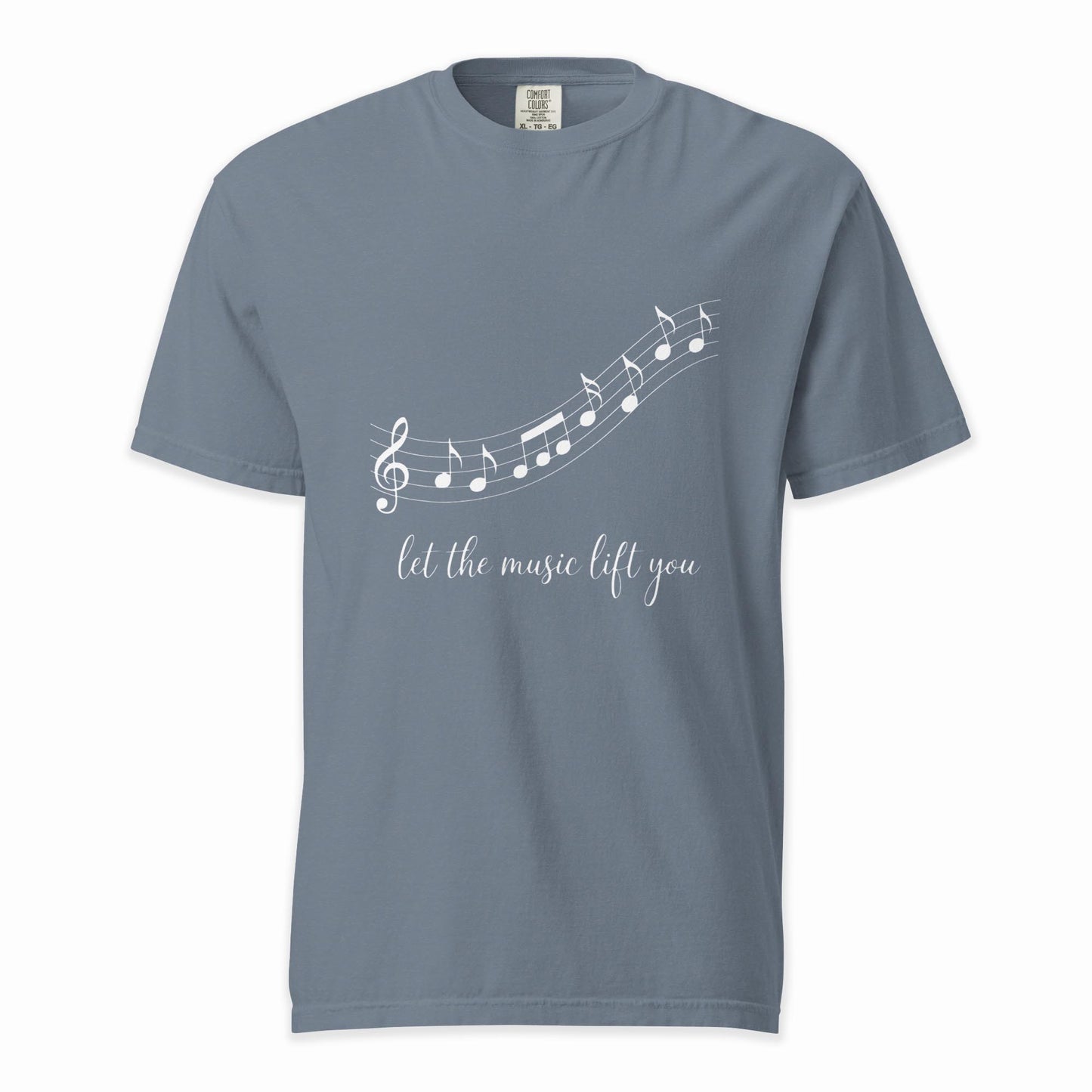 Let the Music Lift You | Comfort Colors Premium Music T-Shirt