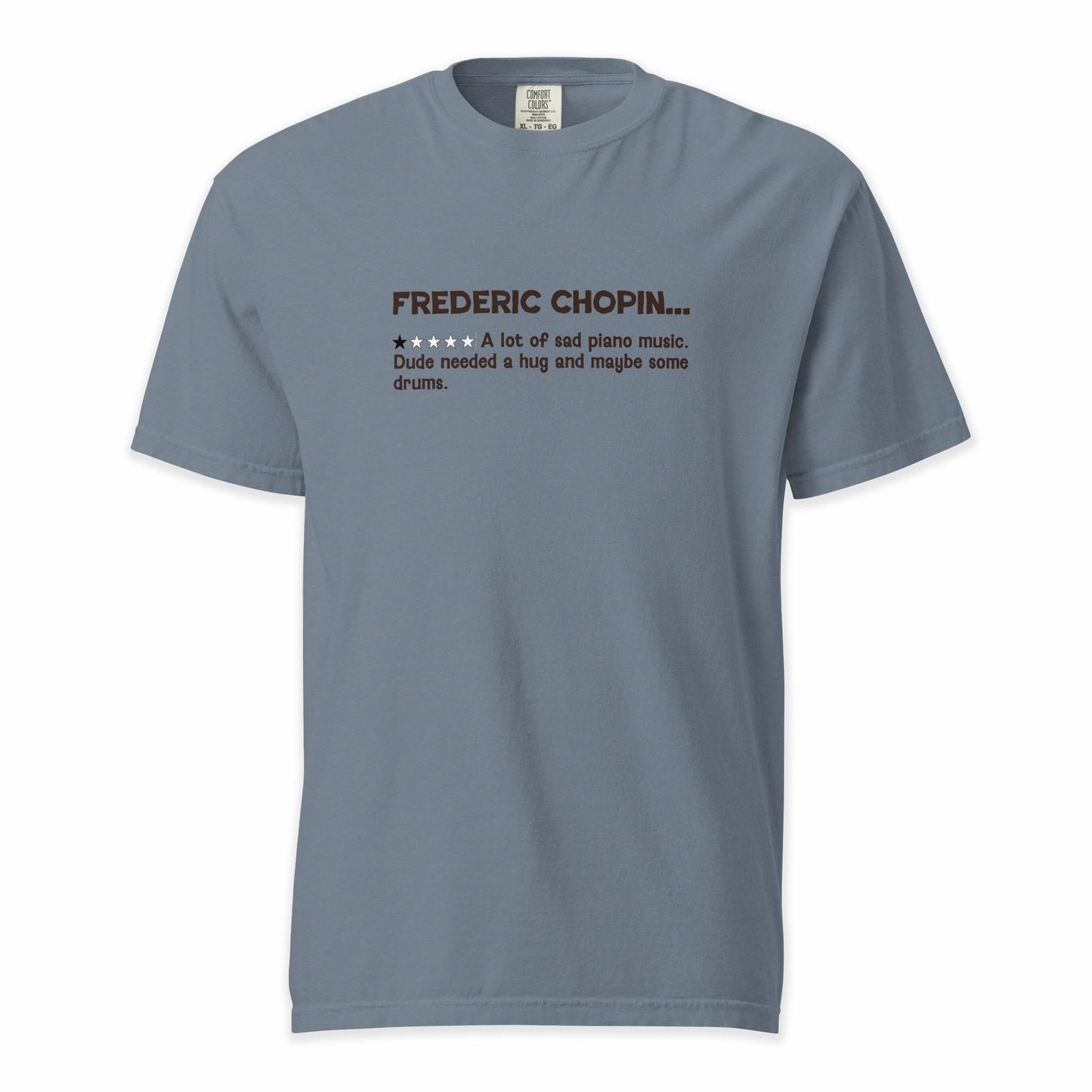 Frederic Chopin – A Playful Classical Review | Comfort Colors Premium Music T-Shirt