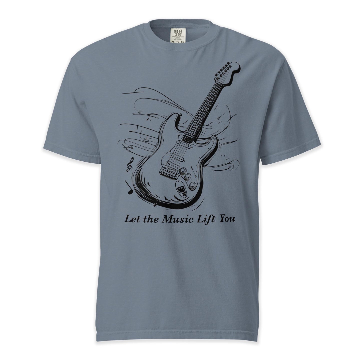 Strat Lines | Comfort Colors Premium Music T-Shirt