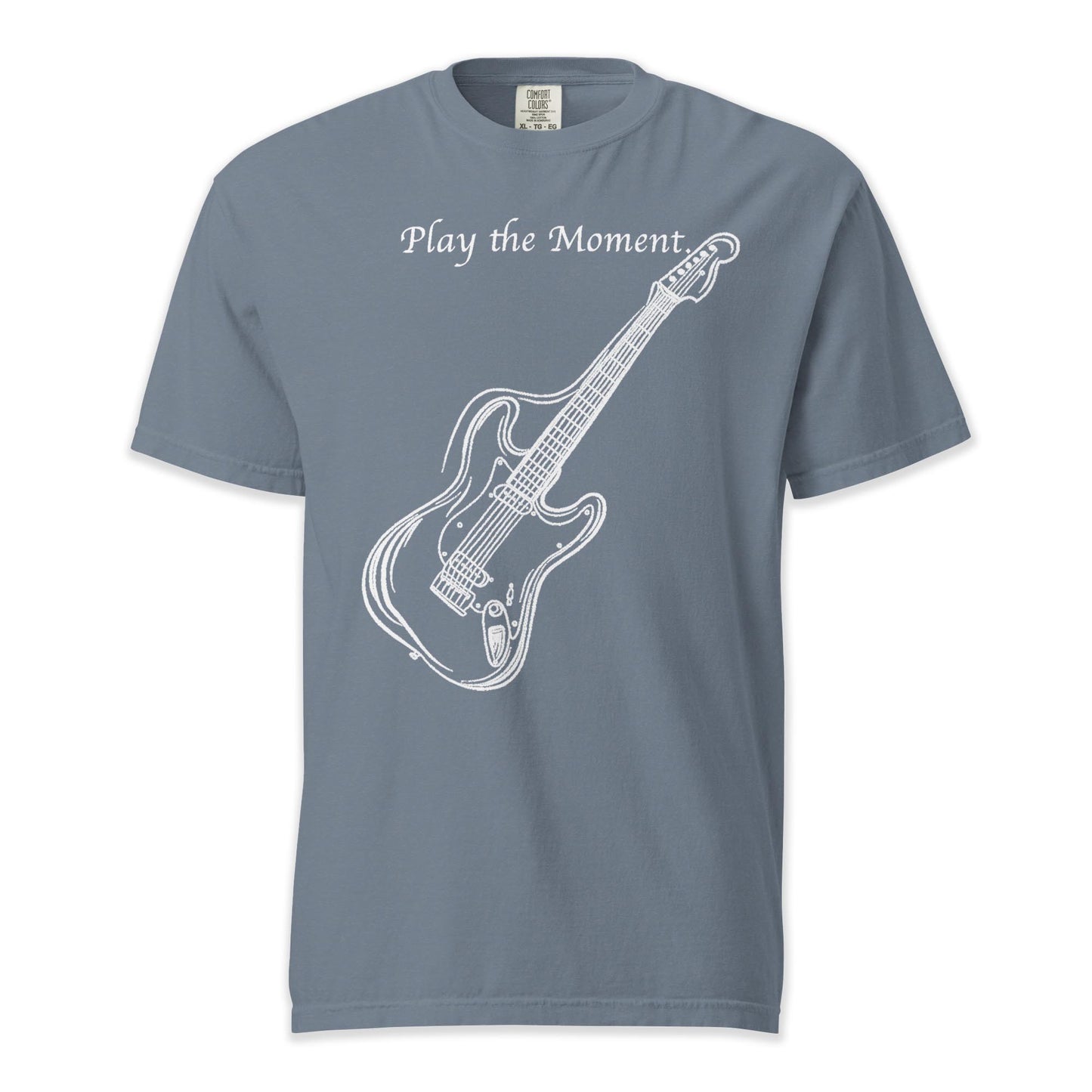 Play the Moment – Electric Guitar | Comfort Colors Premium Music T-Shirt