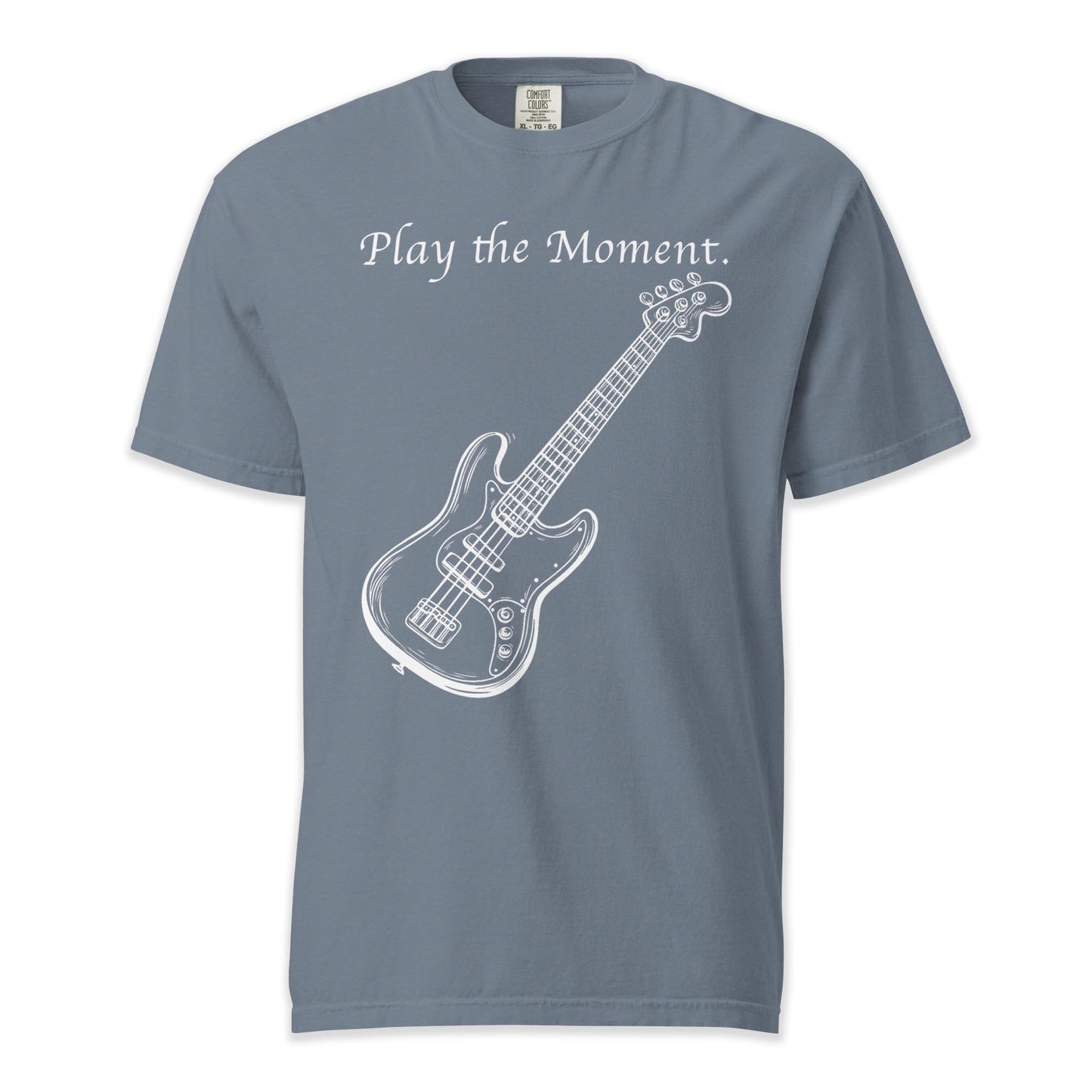 Play the Moment – Bass Guitar | Comfort Colors Premium Music T-Shirt