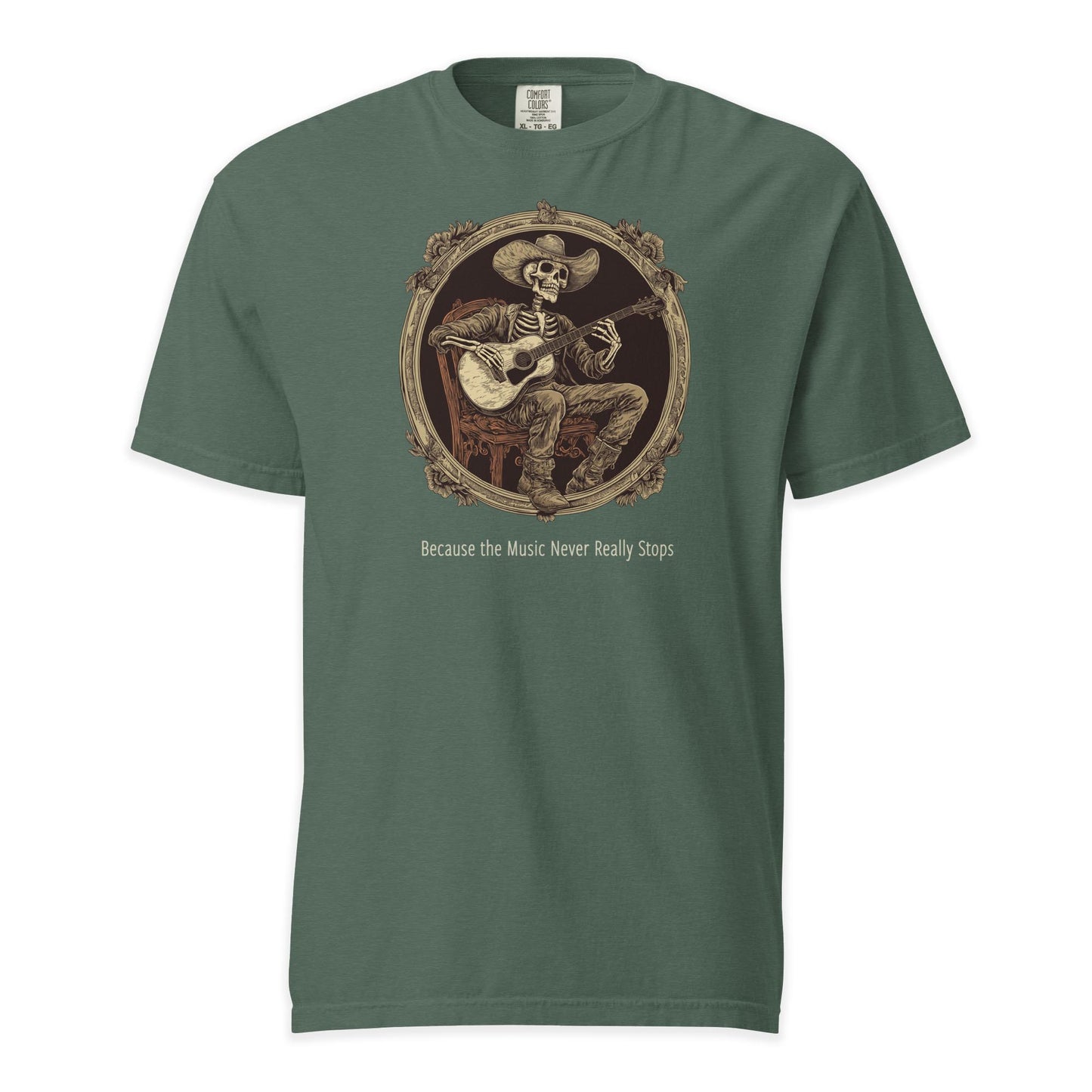 Forever Strummin’ T-Shirt | Comfort Colors Premium Music T-Shirt