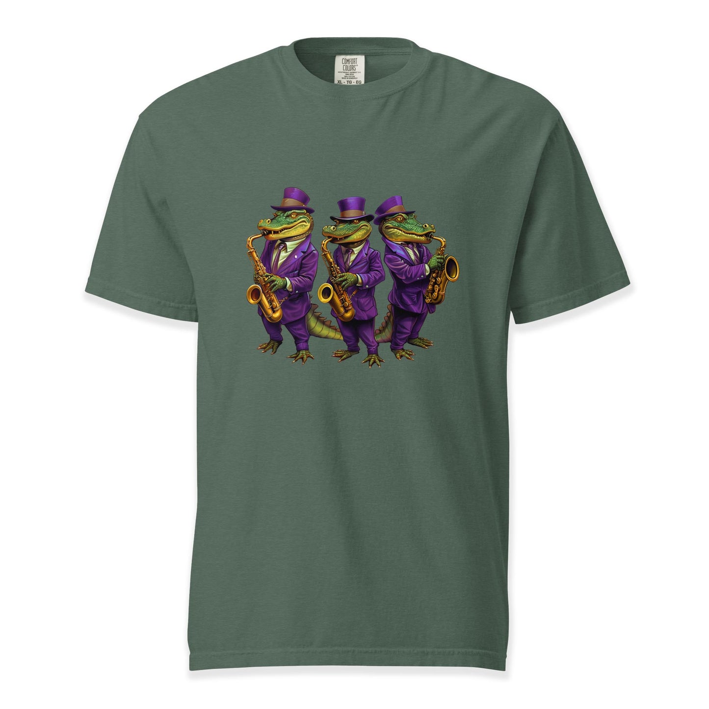 Alligator Sax Trio | Comfort Colors Premium Music T-Shirt