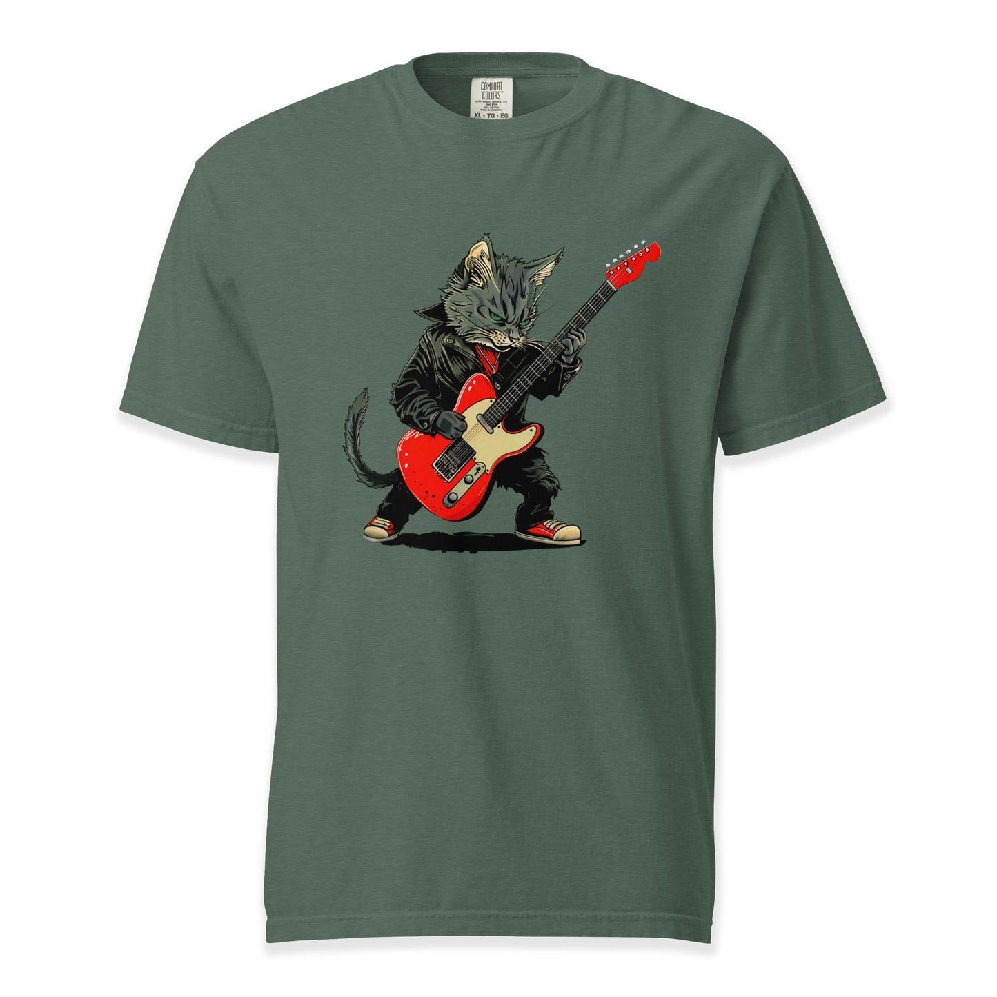 Shred Cat | Comfort Colors Premium Music T-Shirt