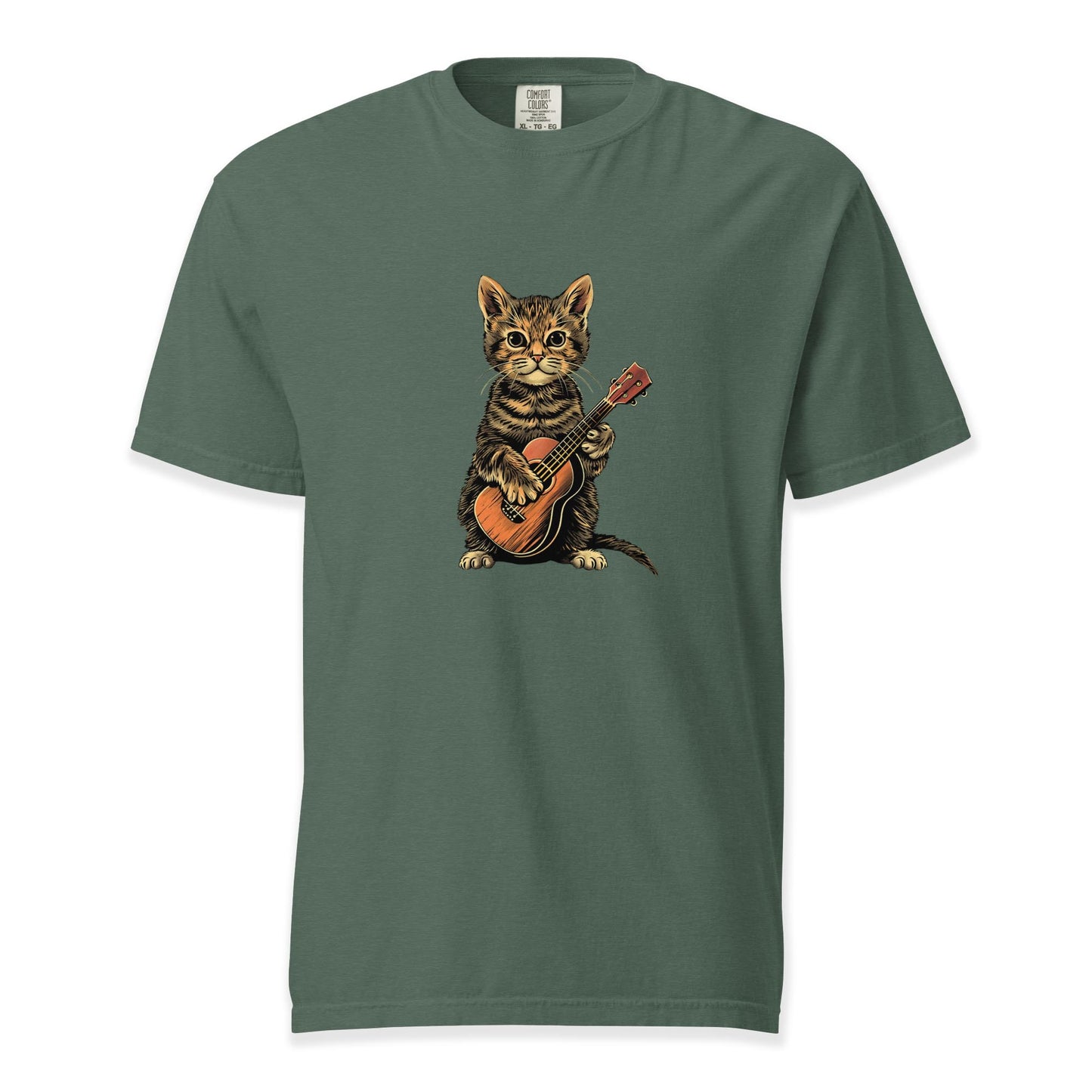 Tiny Tabby | Comfort Colors Premium Music T-Shirt