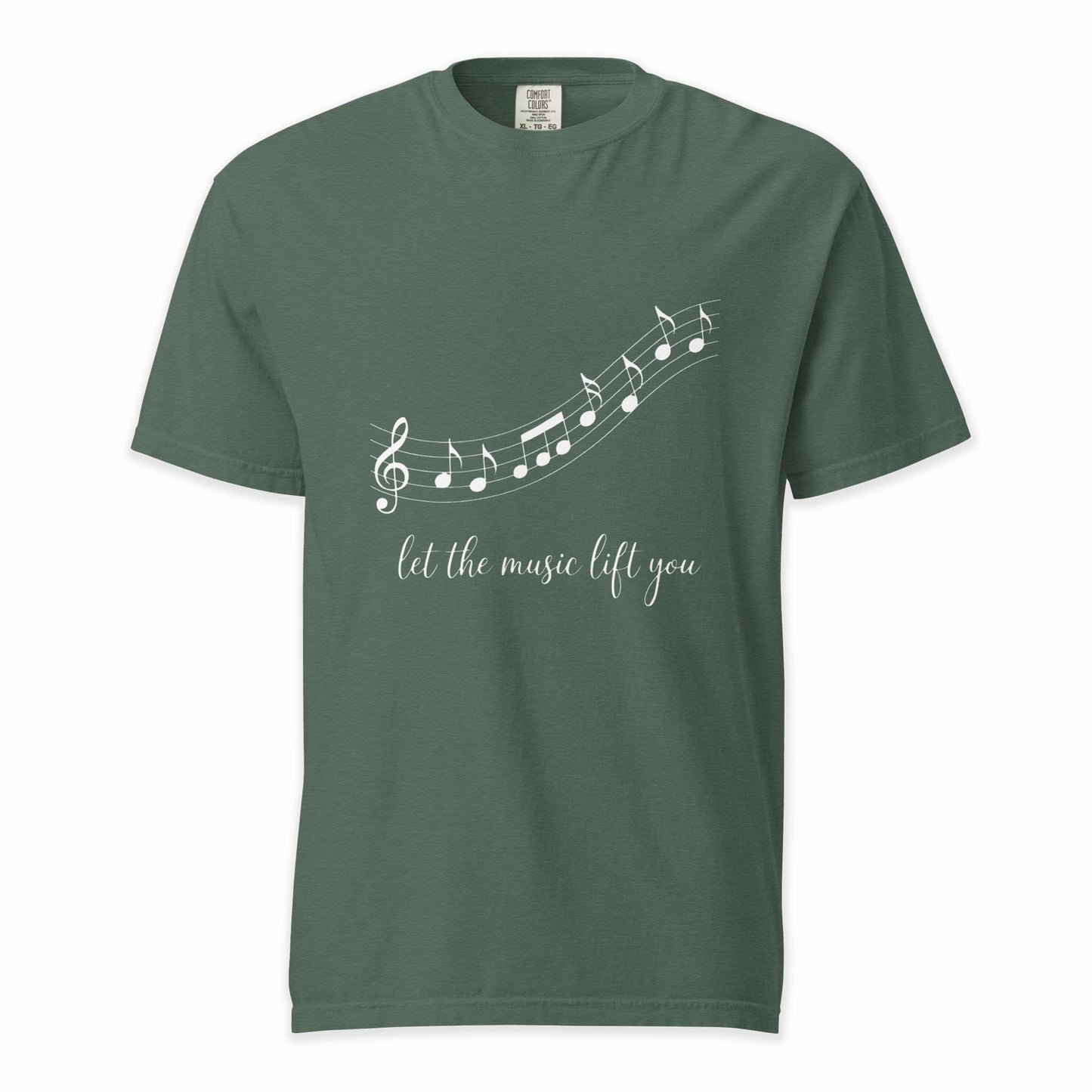 Let the Music Lift You | Comfort Colors Premium Music T-Shirt