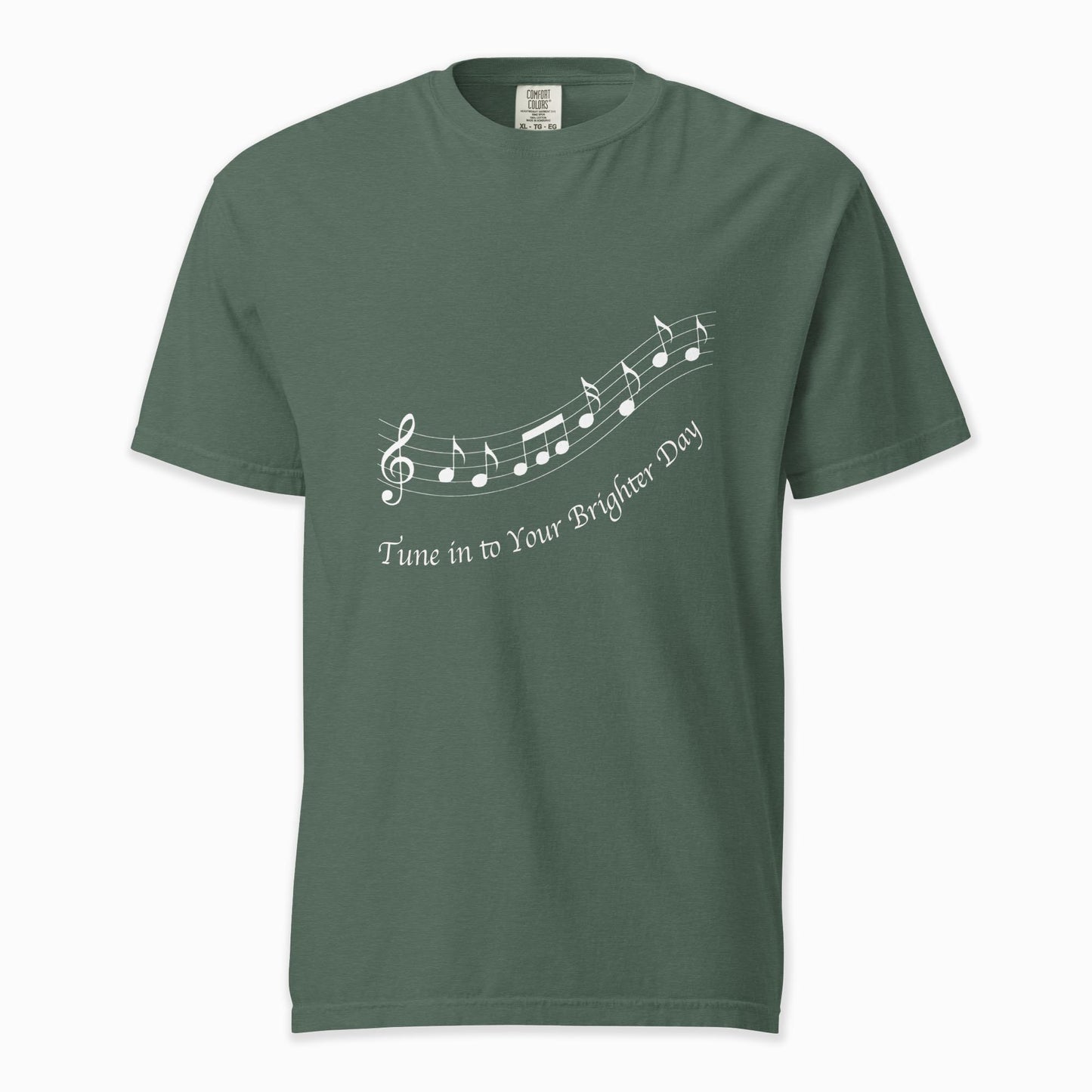 Tune In to Your Brighter Day | Comfort Colors Premium Music T-Shirt