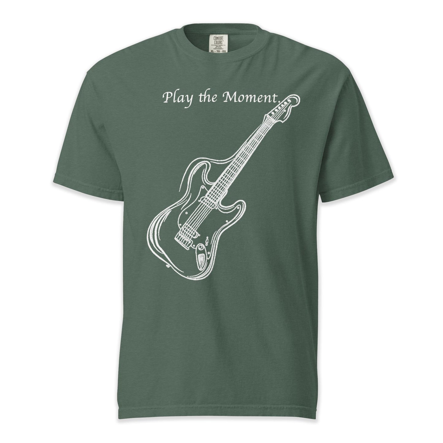 Play the Moment – Electric Guitar | Comfort Colors Premium Music T-Shirt