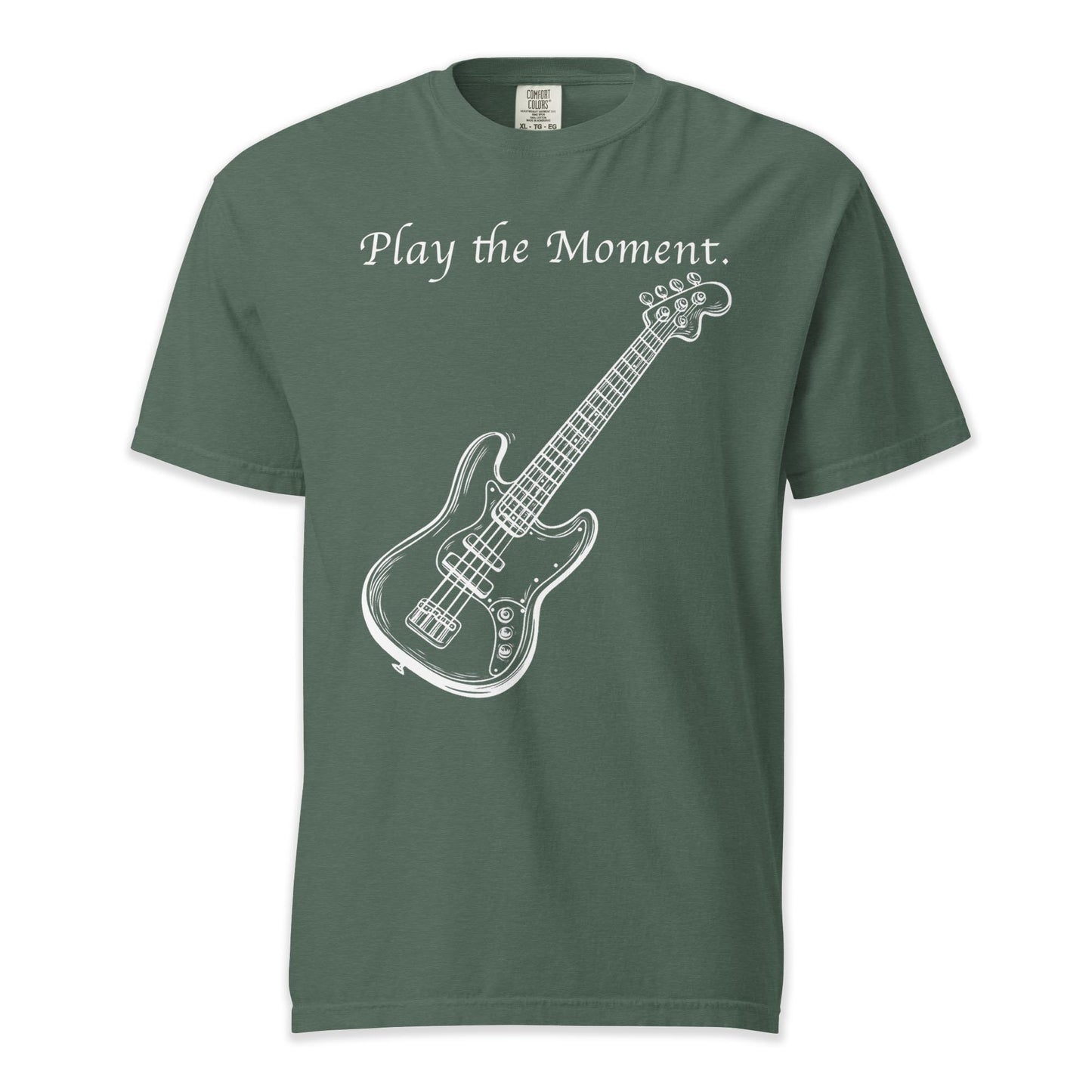 Play the Moment – Bass Guitar | Comfort Colors Premium Music T-Shirt