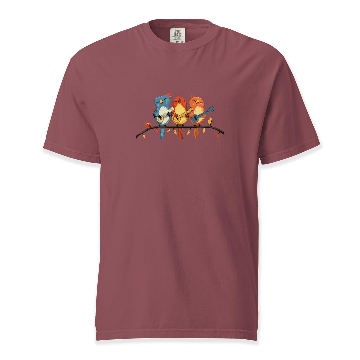 Branch Band – Banjo Birds | Comfort Colors Premium Music T-Shirt